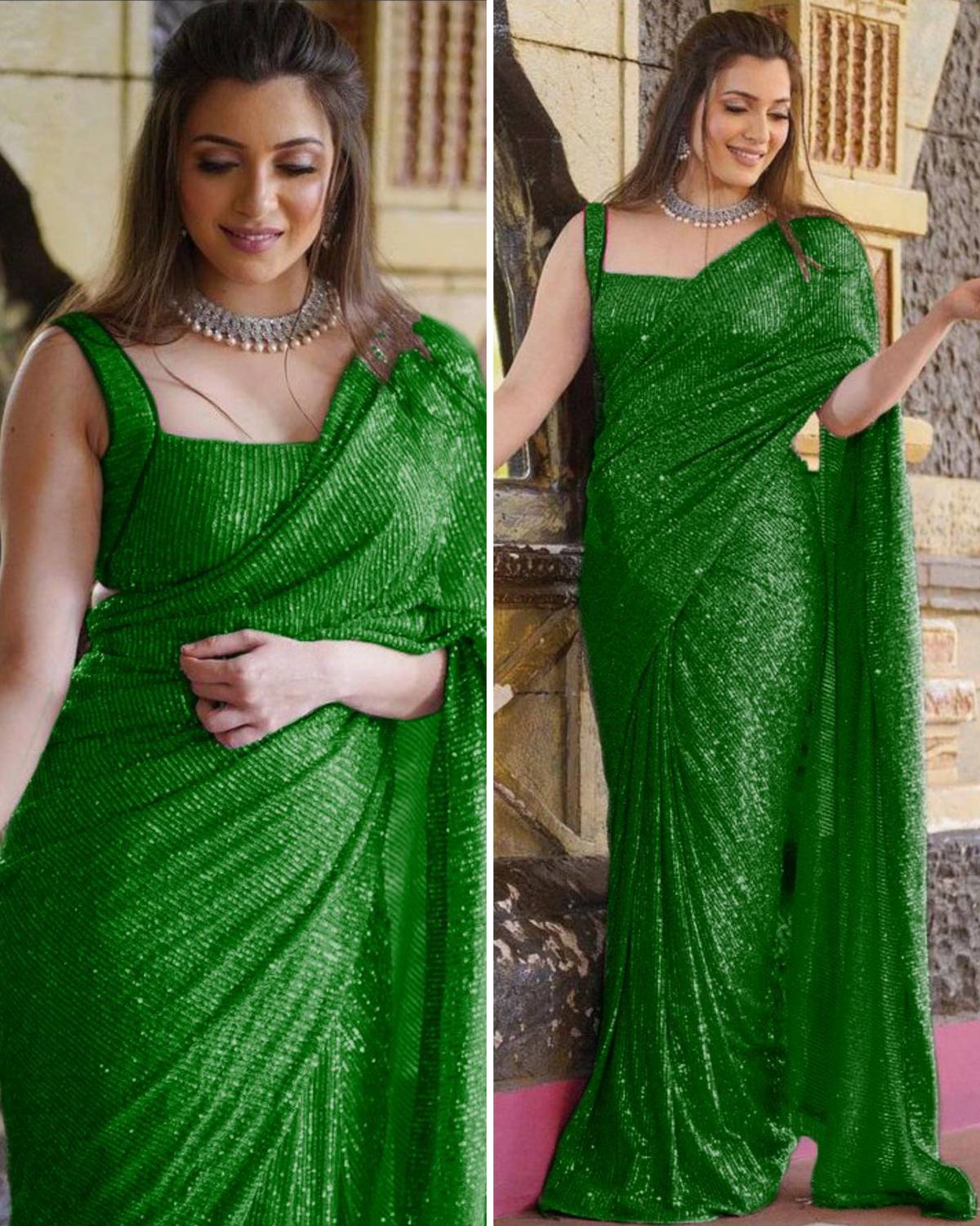 shyamlata Embroidered Bollywood Georgette Saree