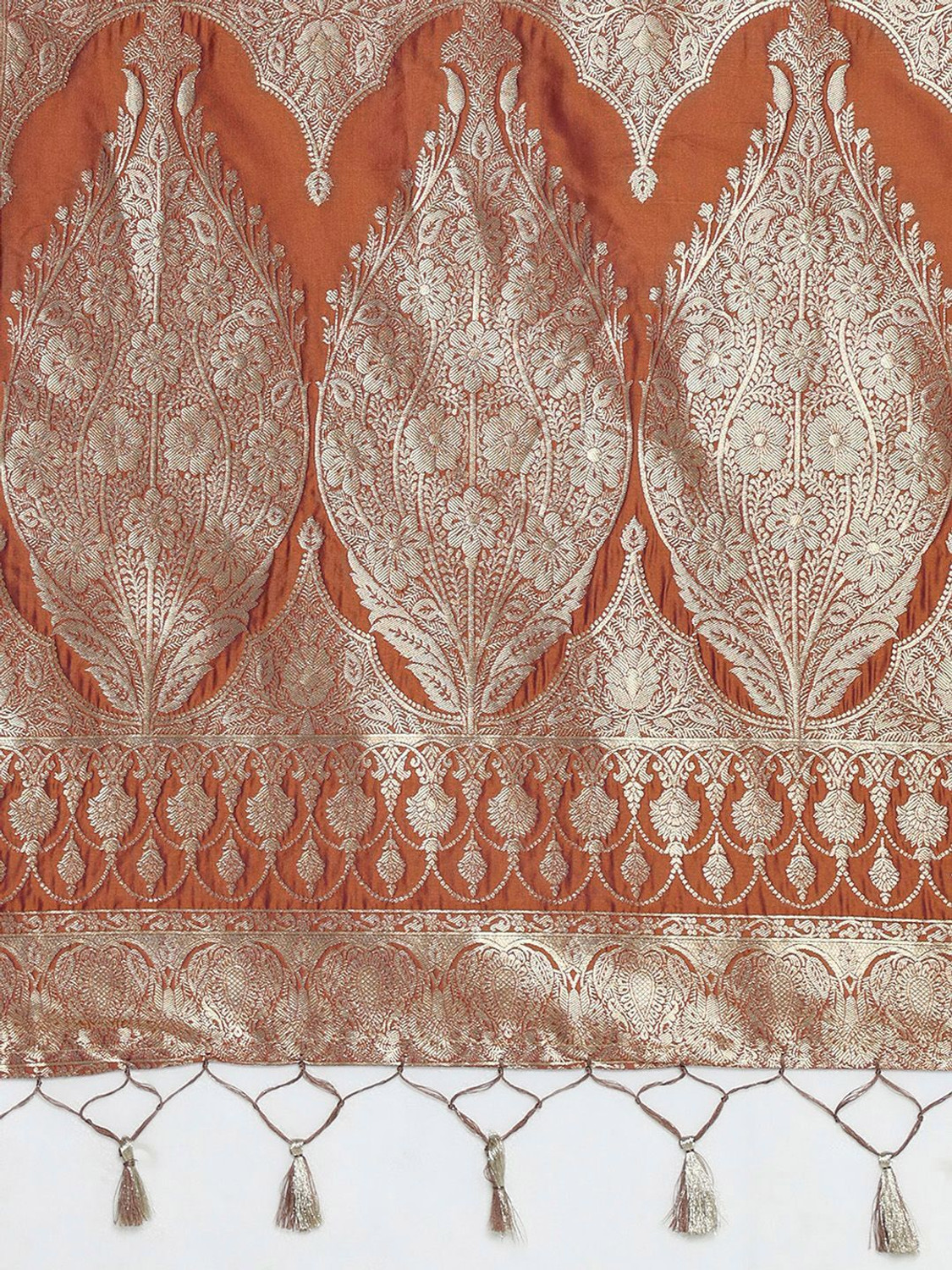 Image of House of Pataudi Woven Kanjivaram Art Silk Saree
