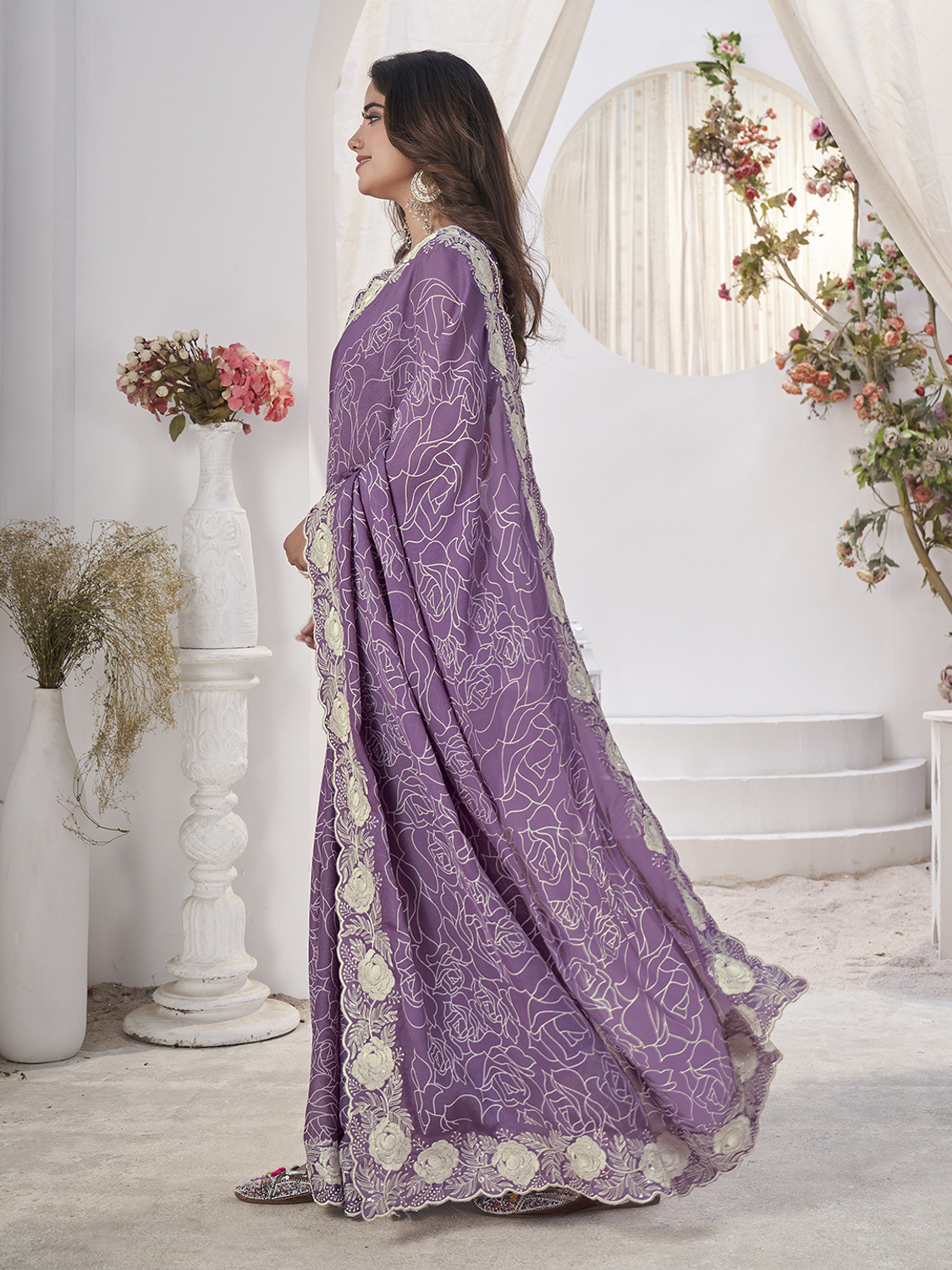 Image of Tasrika Embellished Bollywood Georgette Saree