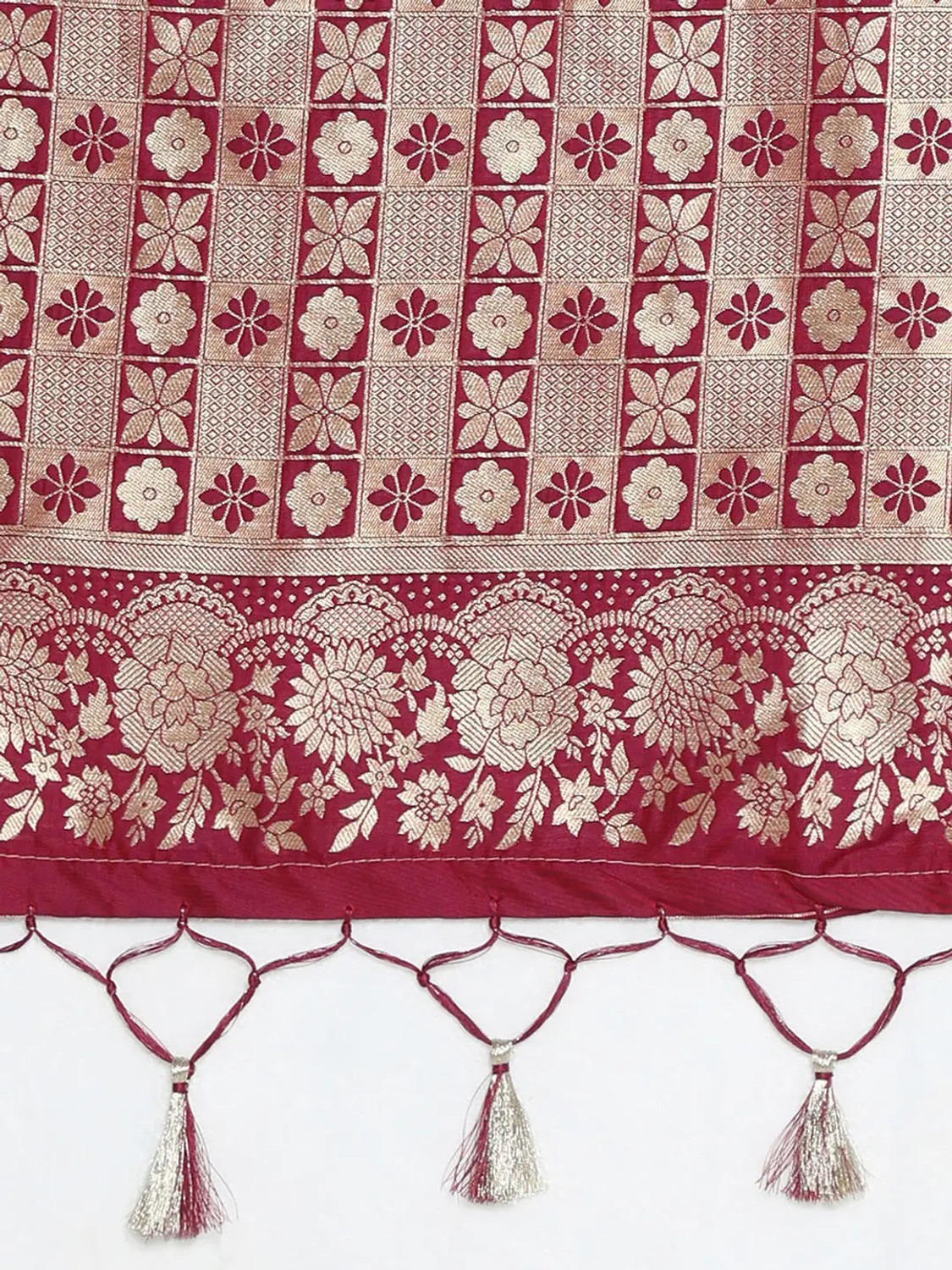 Image of Kalapushpi Woven Banarasi Pure Silk Saree