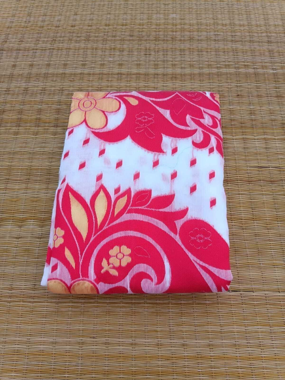 Image of KhayaFashion Floral Print Tant Cotton Silk Saree