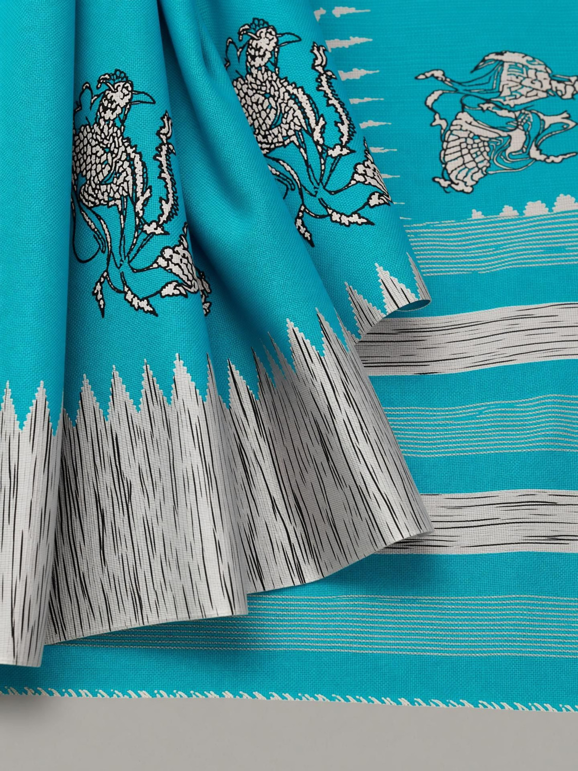 Image of YASHIKA Printed Kalamkari Art Silk Saree