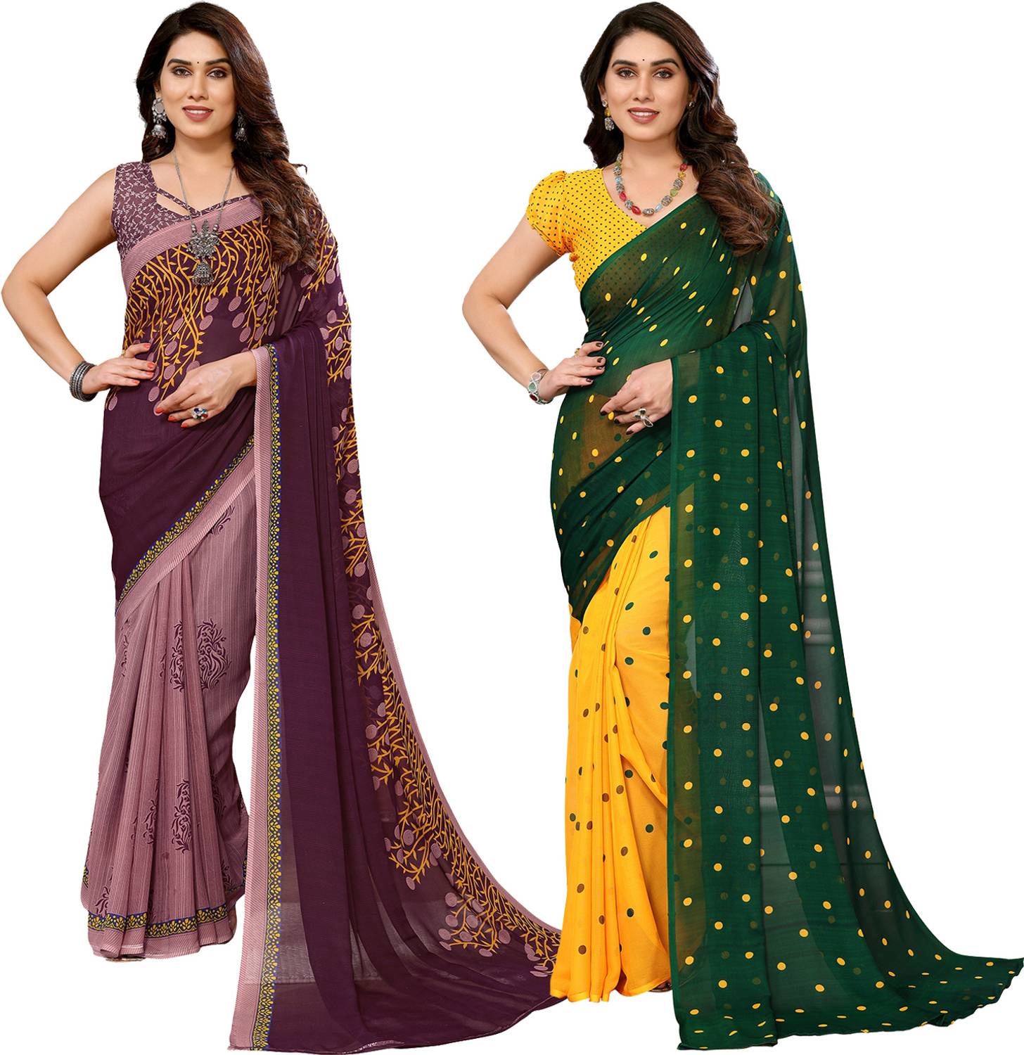 Anand Sarees Printed Bollywood Georgette Saree