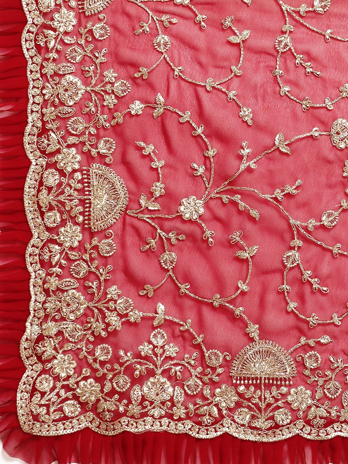 Image of KASEE Embroidered, Woven Bollywood Georgette Saree