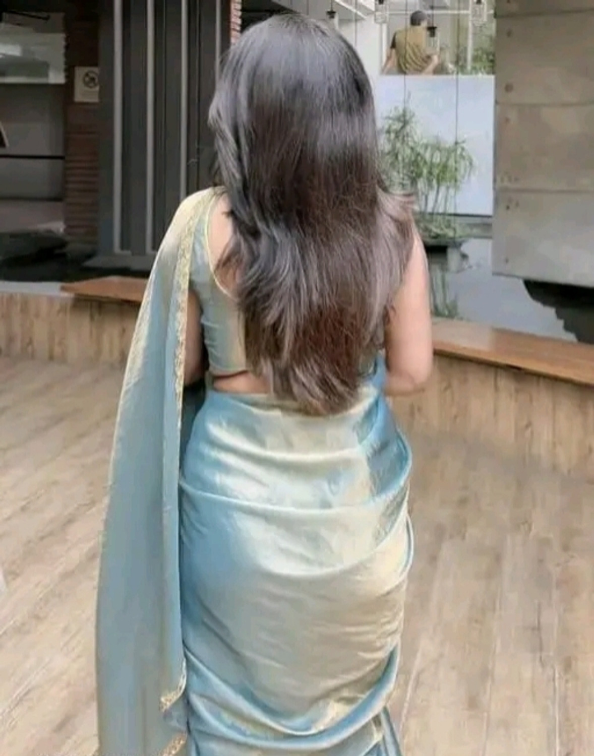 Image of AVKM Solid /Plain Daily Wear Chiffon Saree
