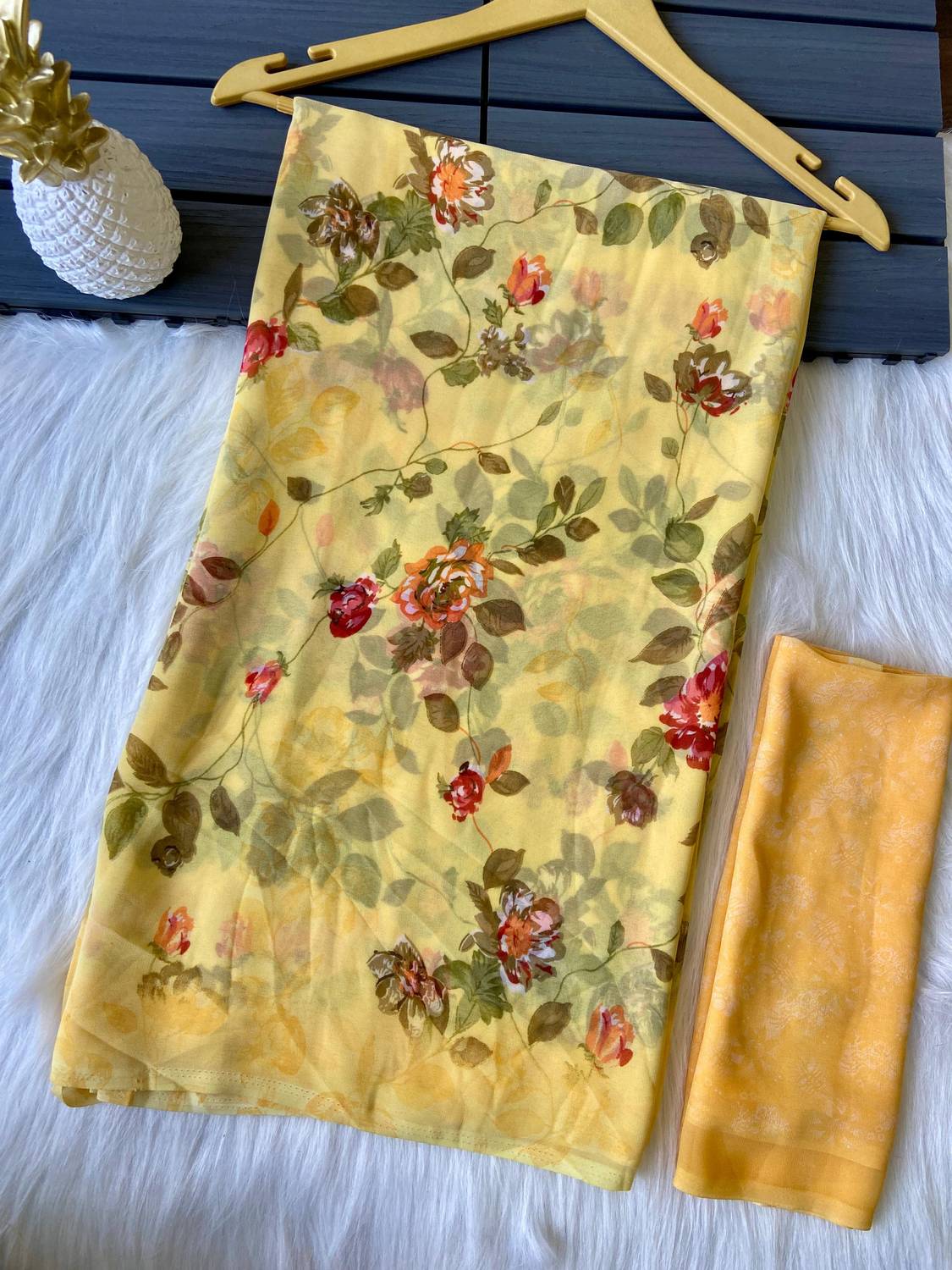 bhavika silk mills Printed Daily Wear Georgette Saree