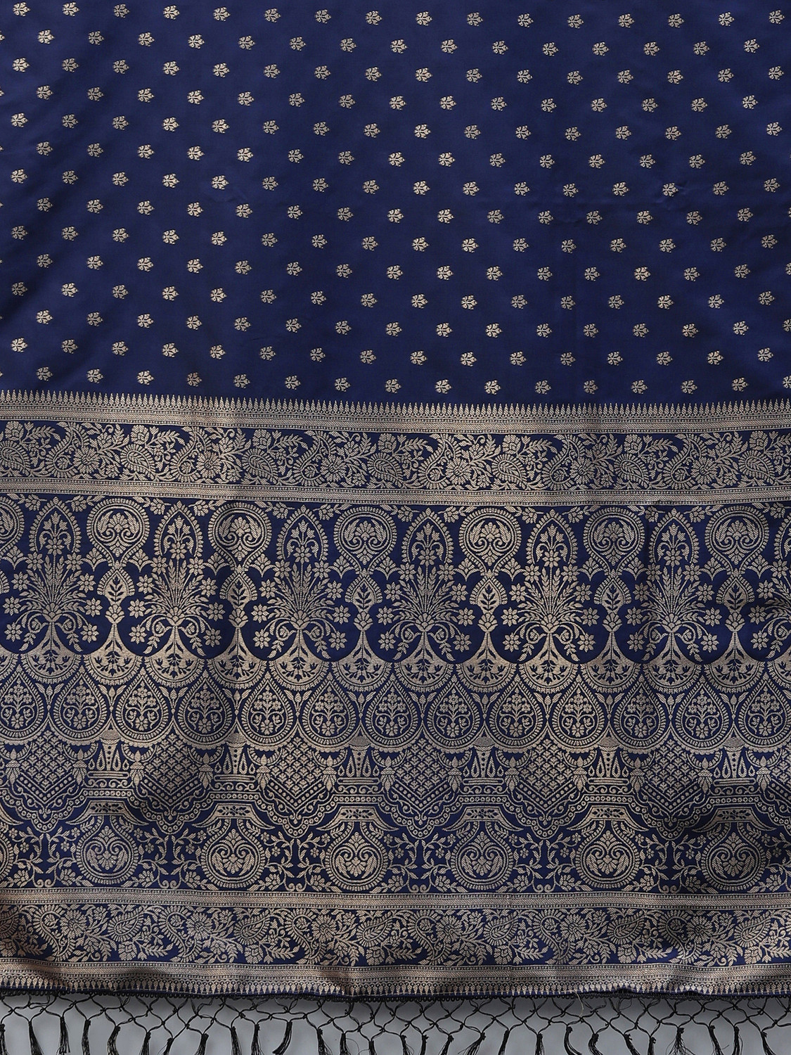 Image of Sareemall Woven Banarasi Silk Blend Saree
