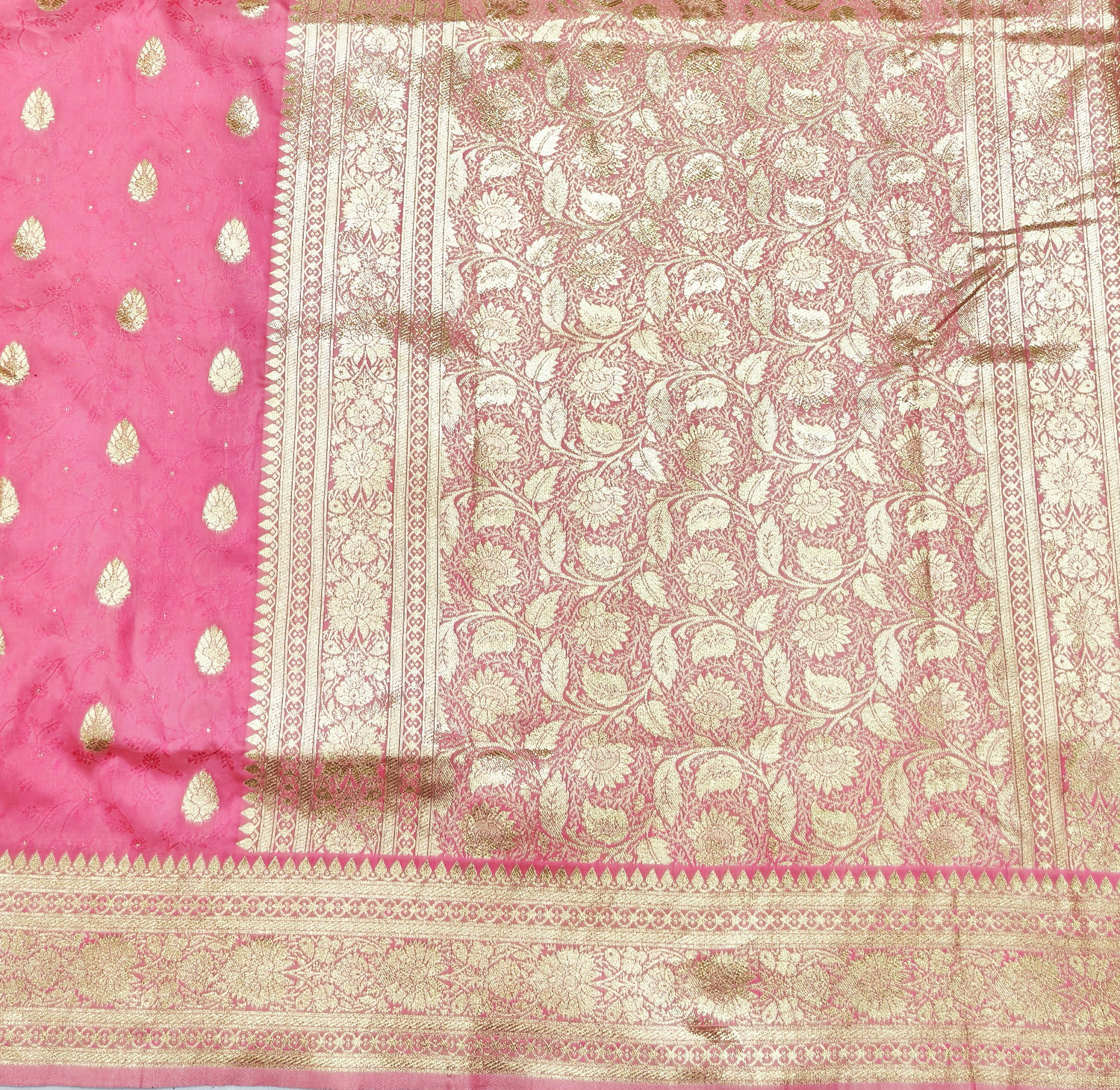 Image of Rugli Woven Banarasi Silk Blend, Art Silk Saree