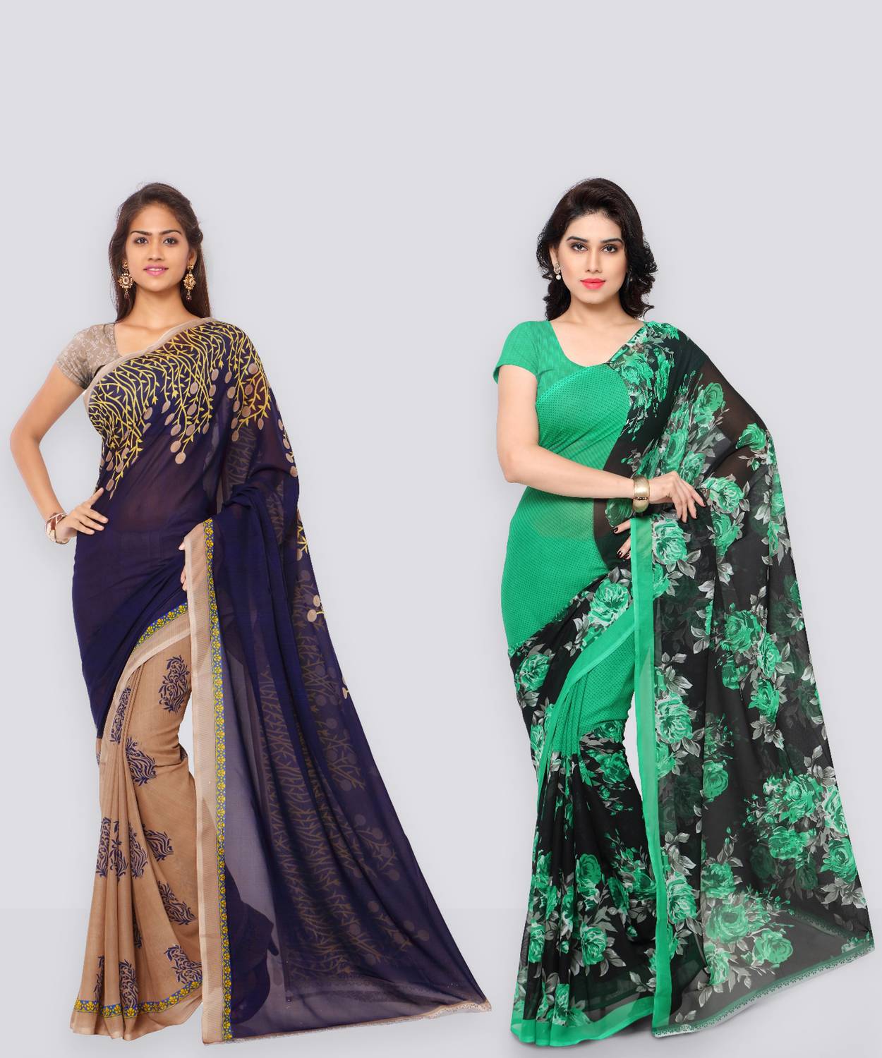 Anand Sarees Printed Bollywood Georgette Saree