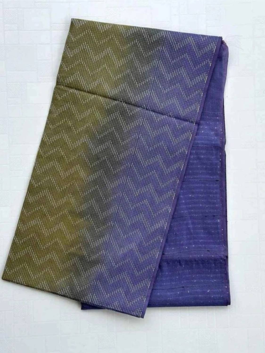 LinenIndia Self Design, Woven Bhagalpuri Cotton Silk Saree