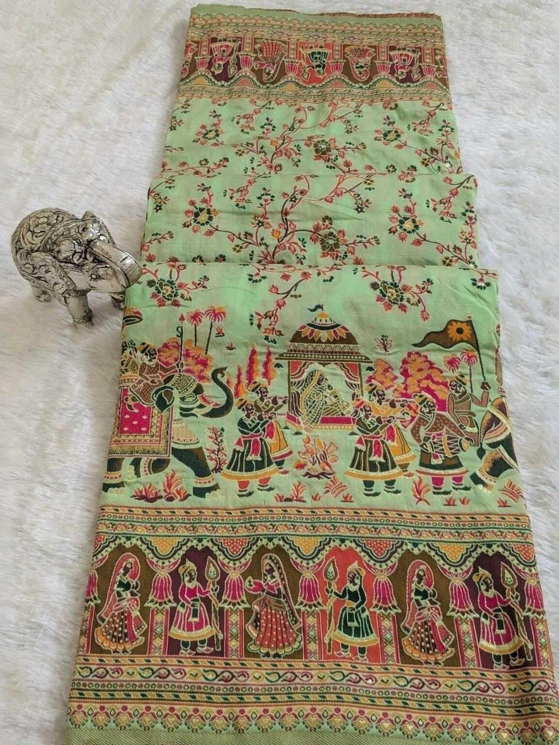 Image of Samridh Sarees Woven Banarasi Cotton Silk Saree
