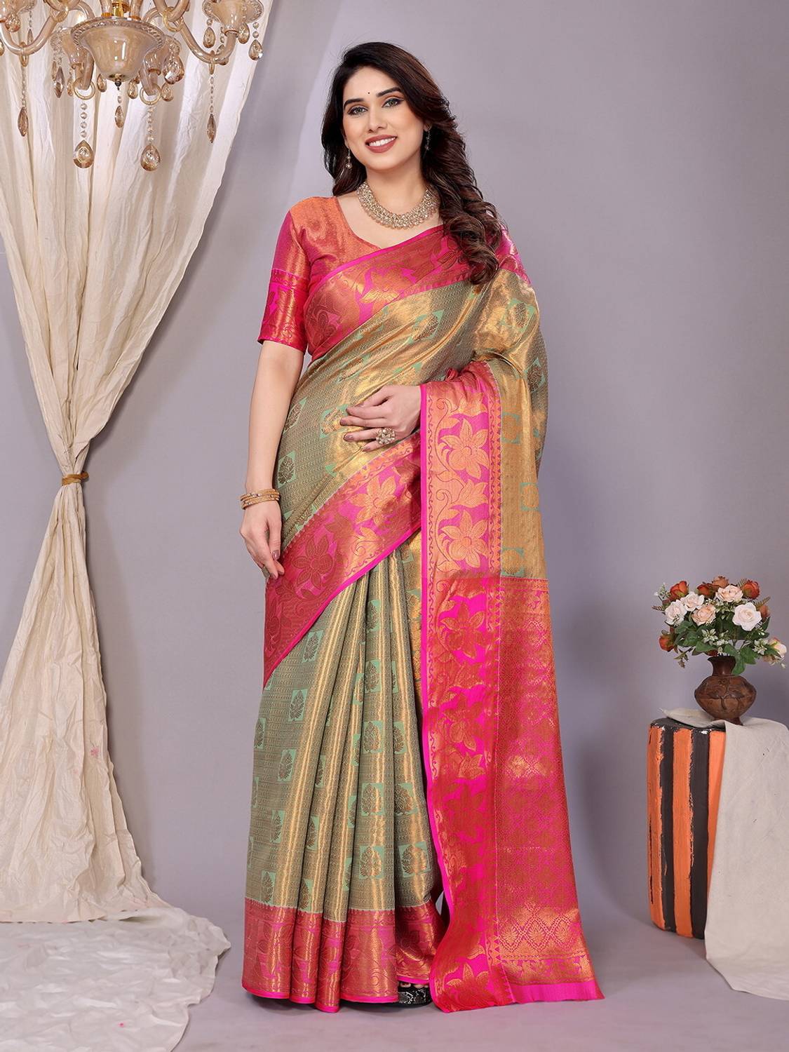 AWESOME Woven Banarasi Pure Silk Saree
