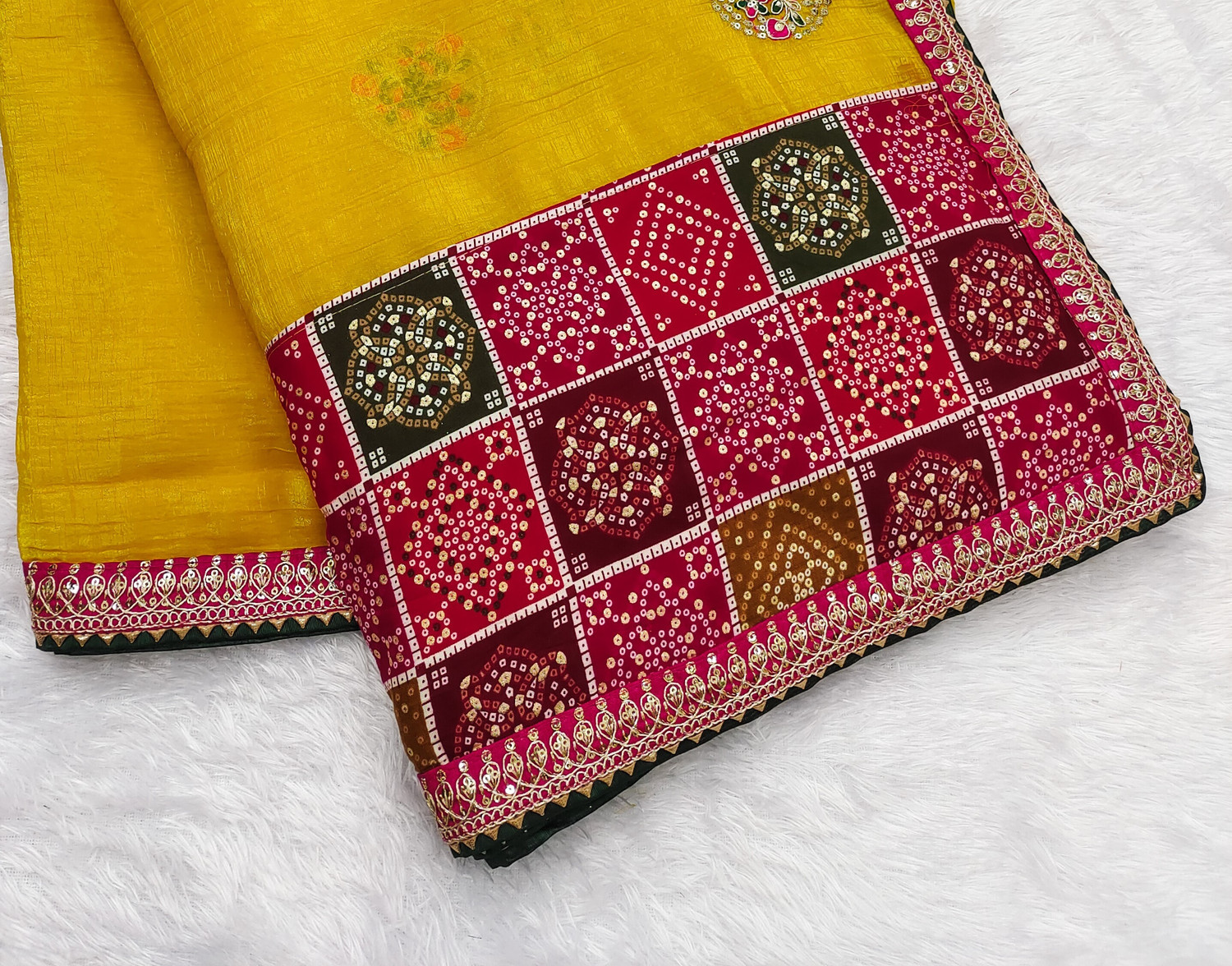 Image of Parmila Fashion Embroidered Bollywood Jimmy Jimmy Saree