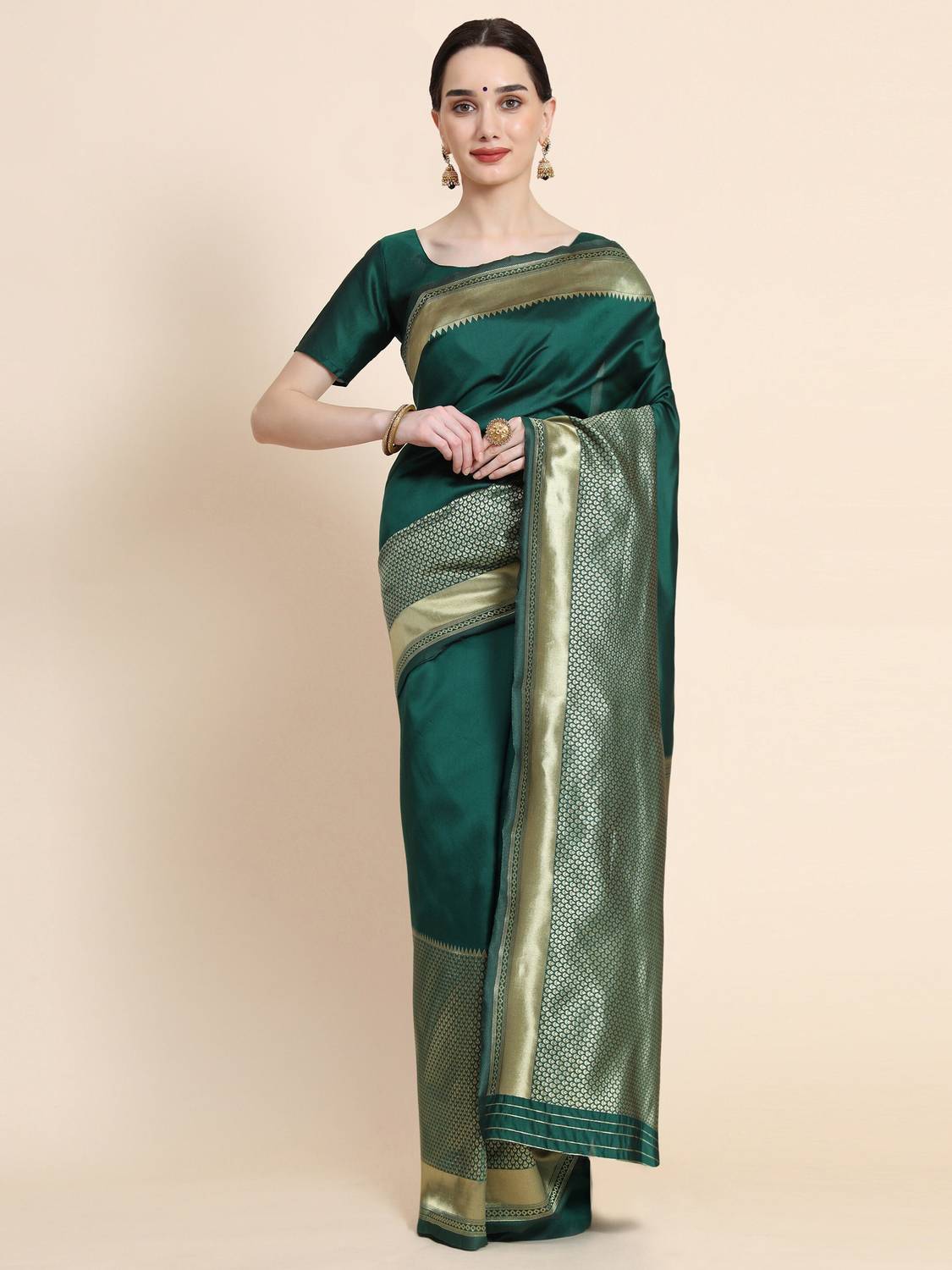 AVANTIKA FASHION Woven Kanjivaram Pure Silk, Art Silk Saree (Gree