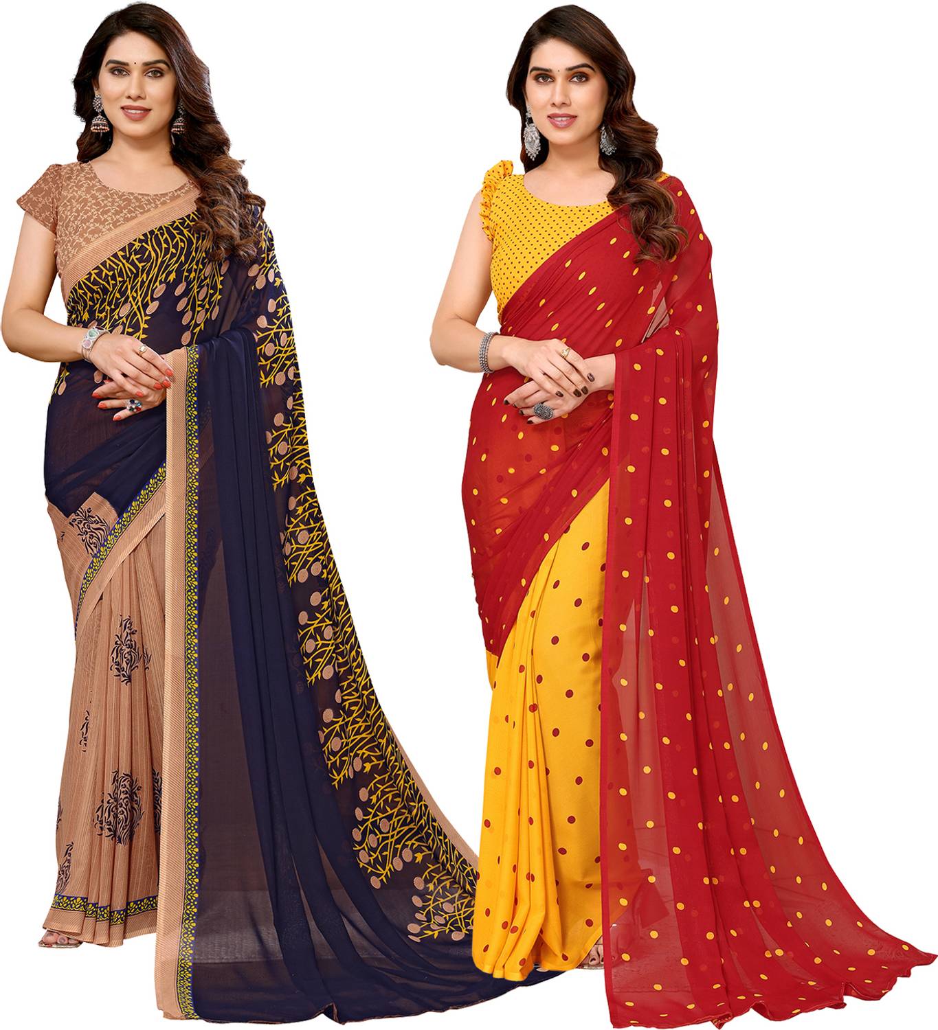 Anand Sarees Printed Bollywood Georgette Saree