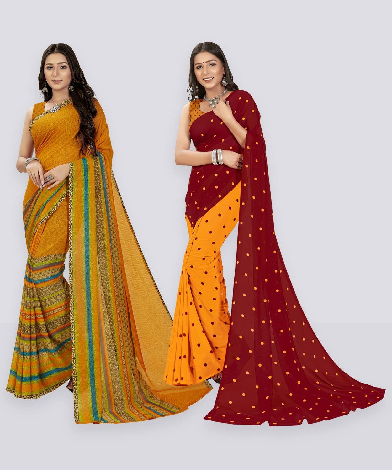 Anand Sarees Printed Daily Wear Georgette Saree