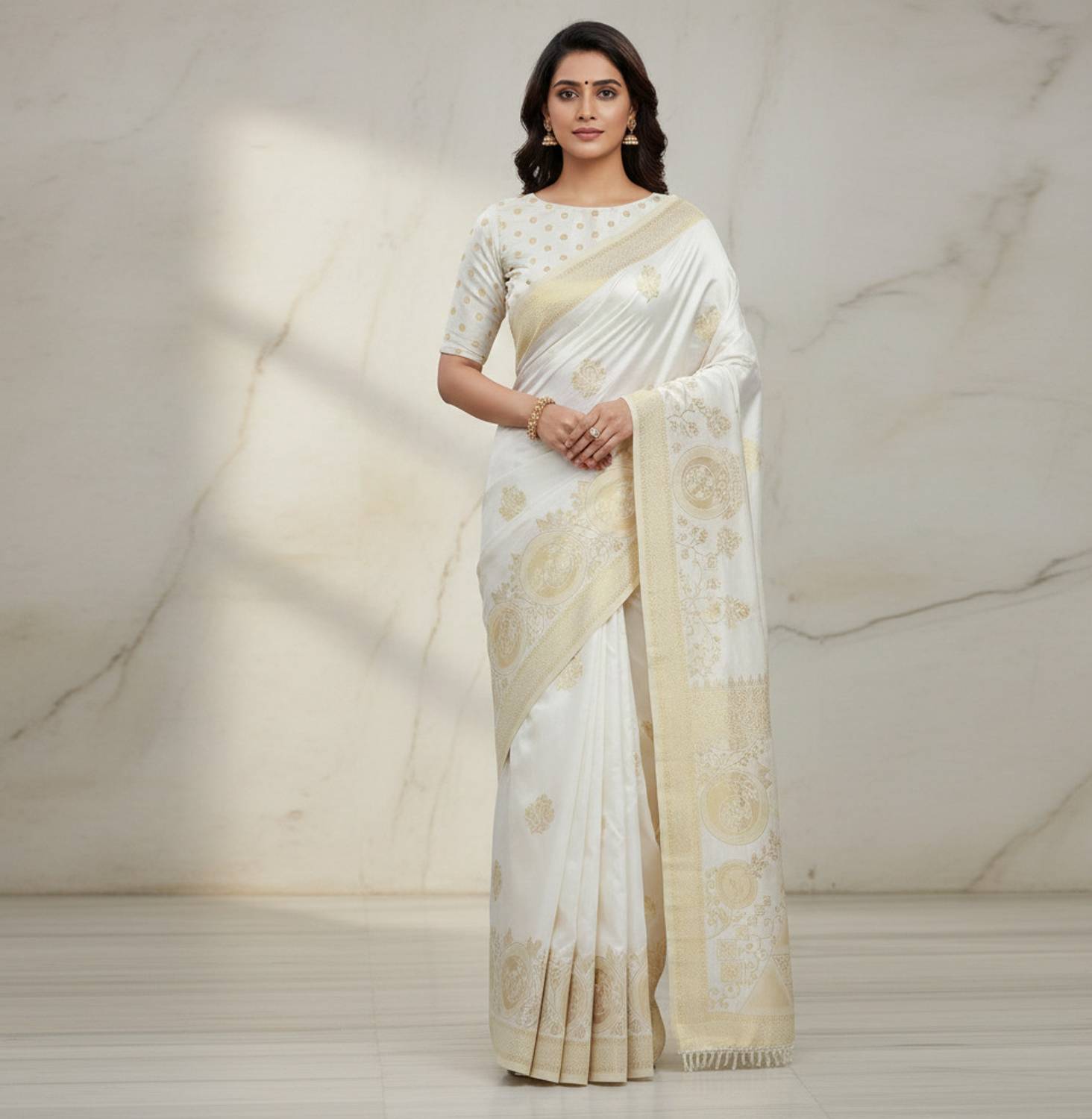 CottonStoreHub Printed Bollywood Pure Cotton Saree