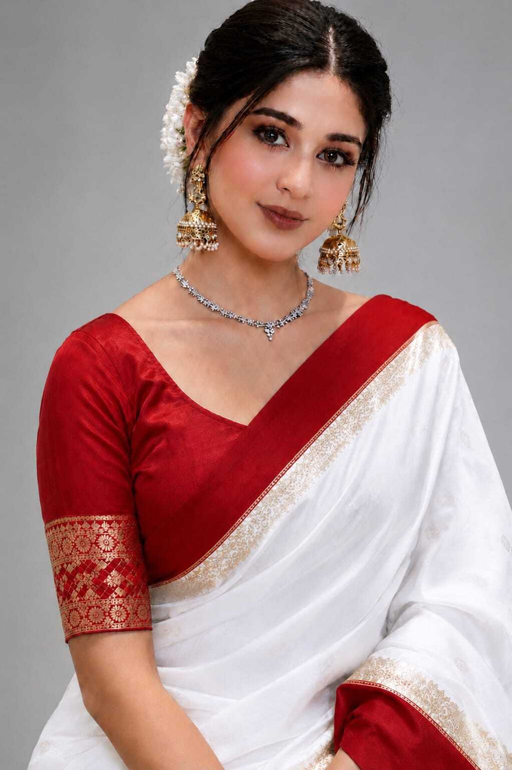 Image of Tilfelle Woven Kanjivaram Pure Silk Saree
