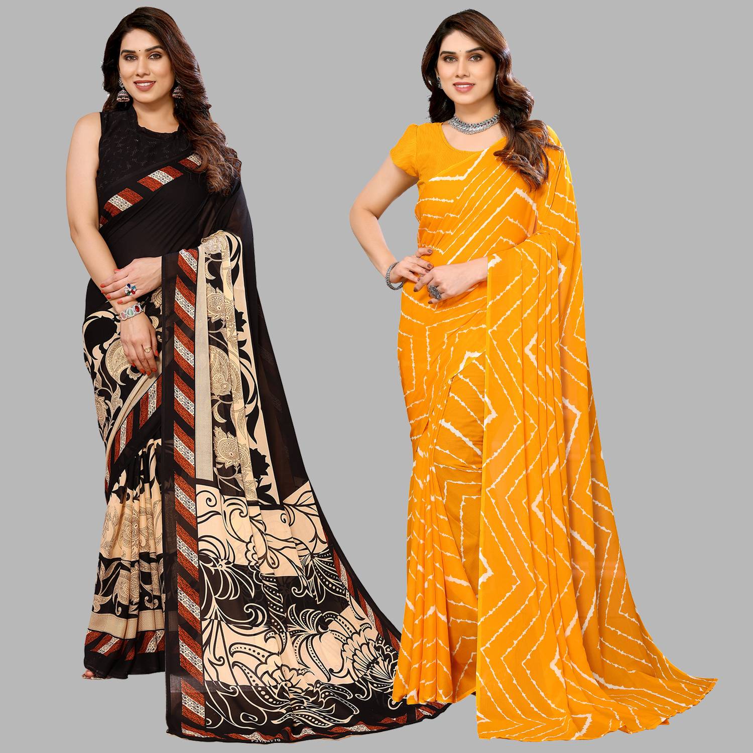 Anand Sarees Printed Bollywood Georgette Saree