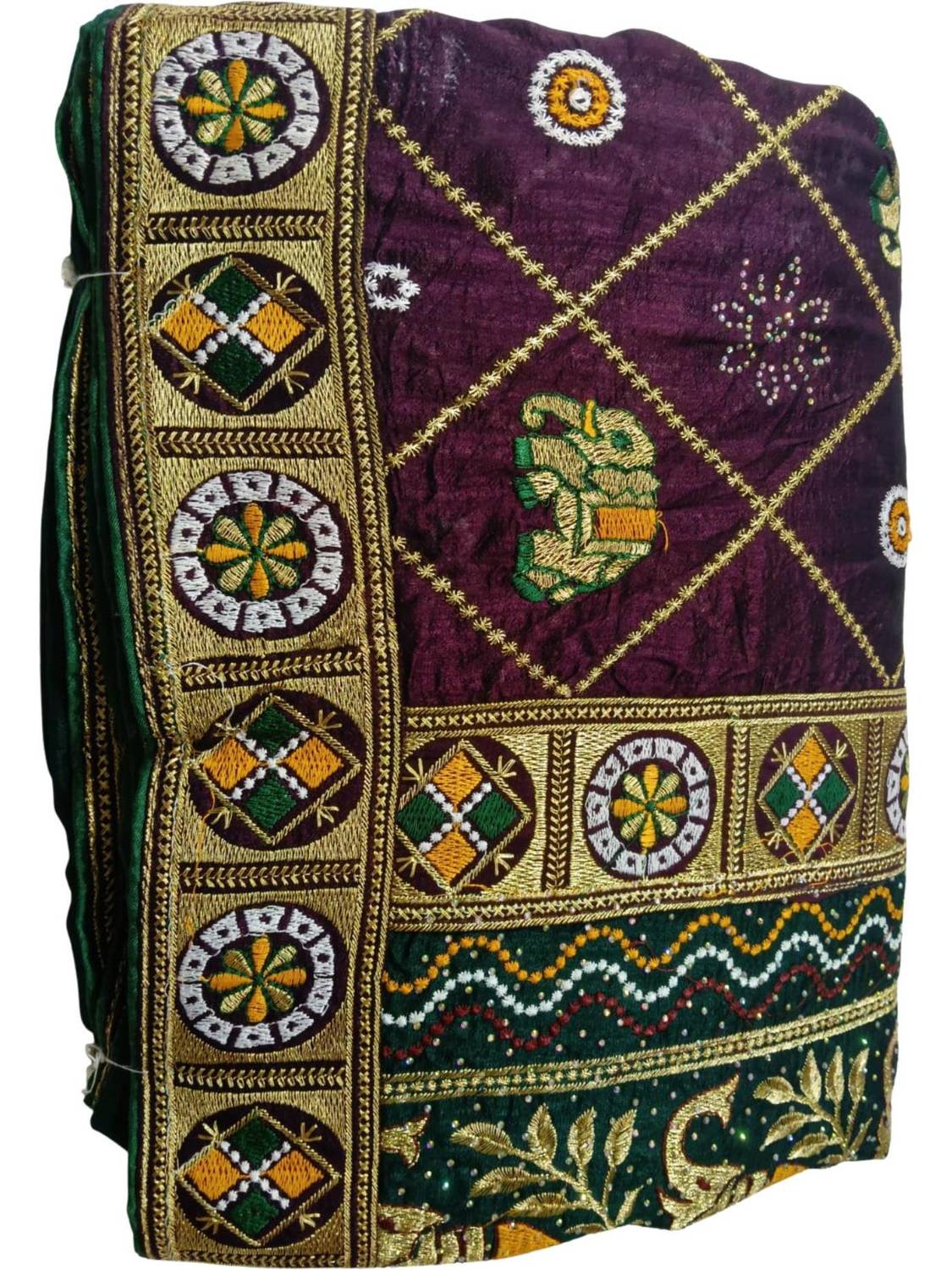 AACHCHHADAN Embroidered Bollywood Georgette, Art Silk Saree