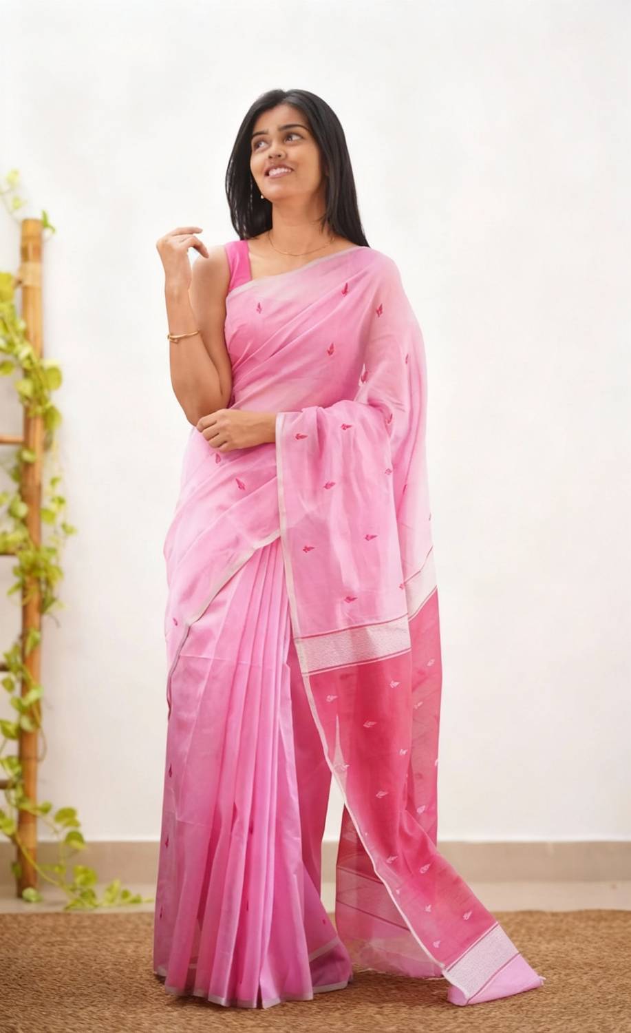 fabart creation Printed Bollywood Cotton Silk Saree