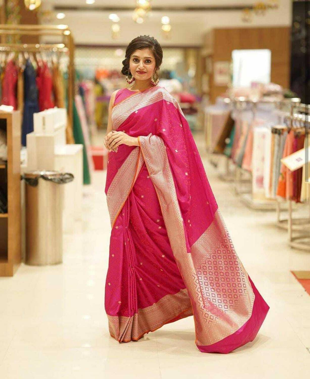 Bermondsey Woven Banarasi Silk Blend Saree