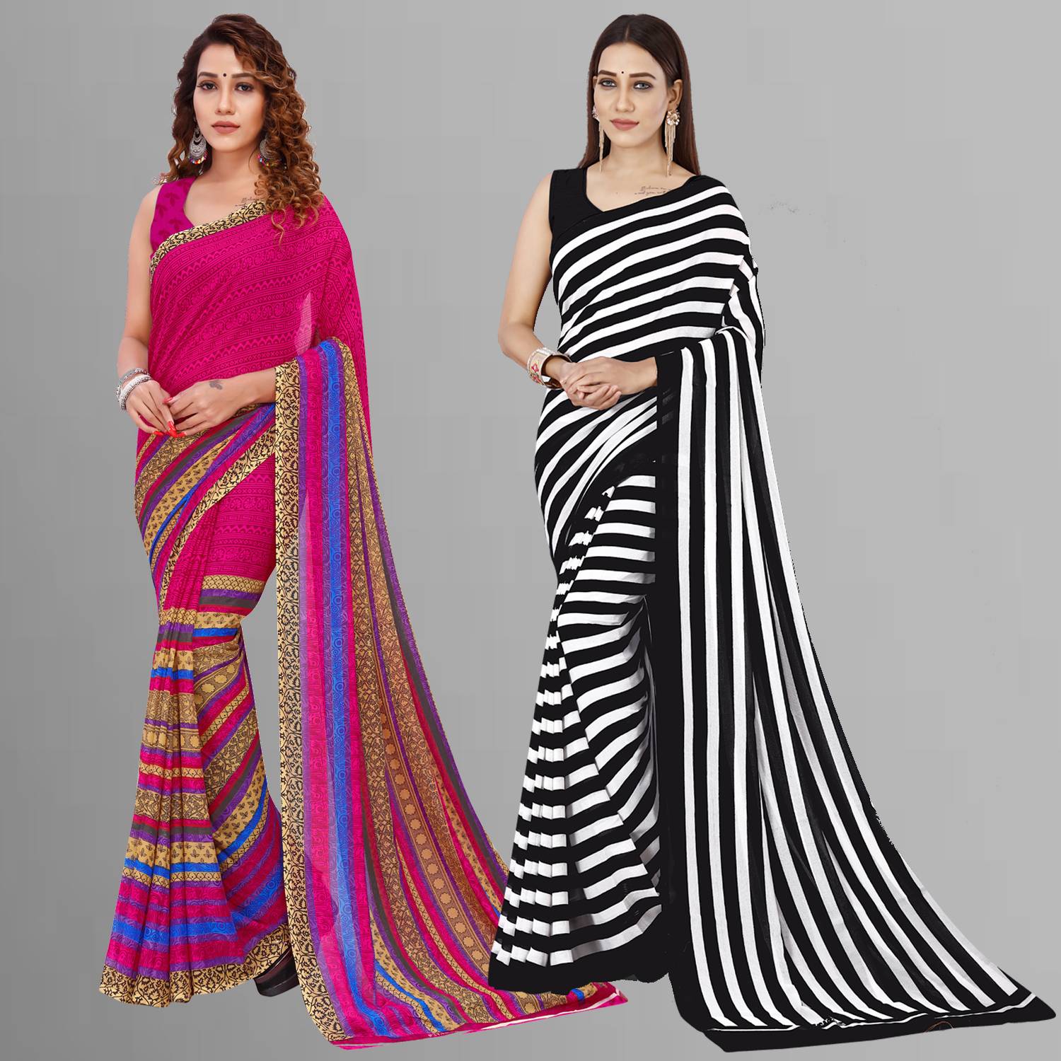 Anand Sarees Paisley, Printed Daily Wear Georgette Saree