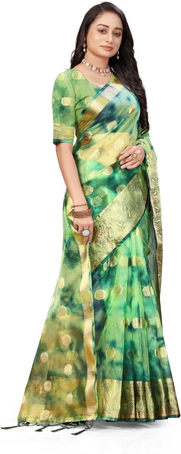 Aarunika MT Embroidered Bollywood Organza Saree