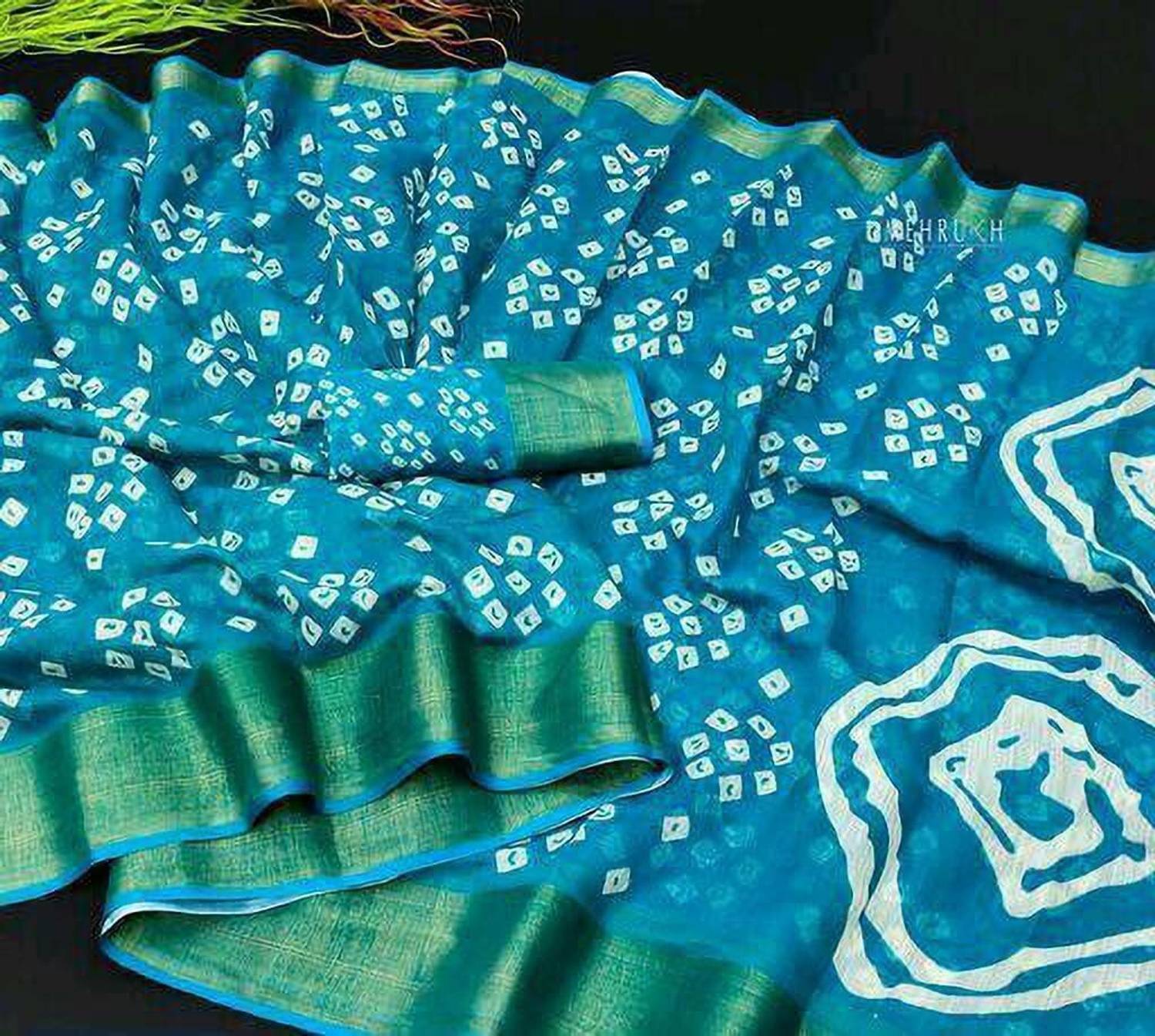 Silkbazar Printed Bollywood Georgette Saree