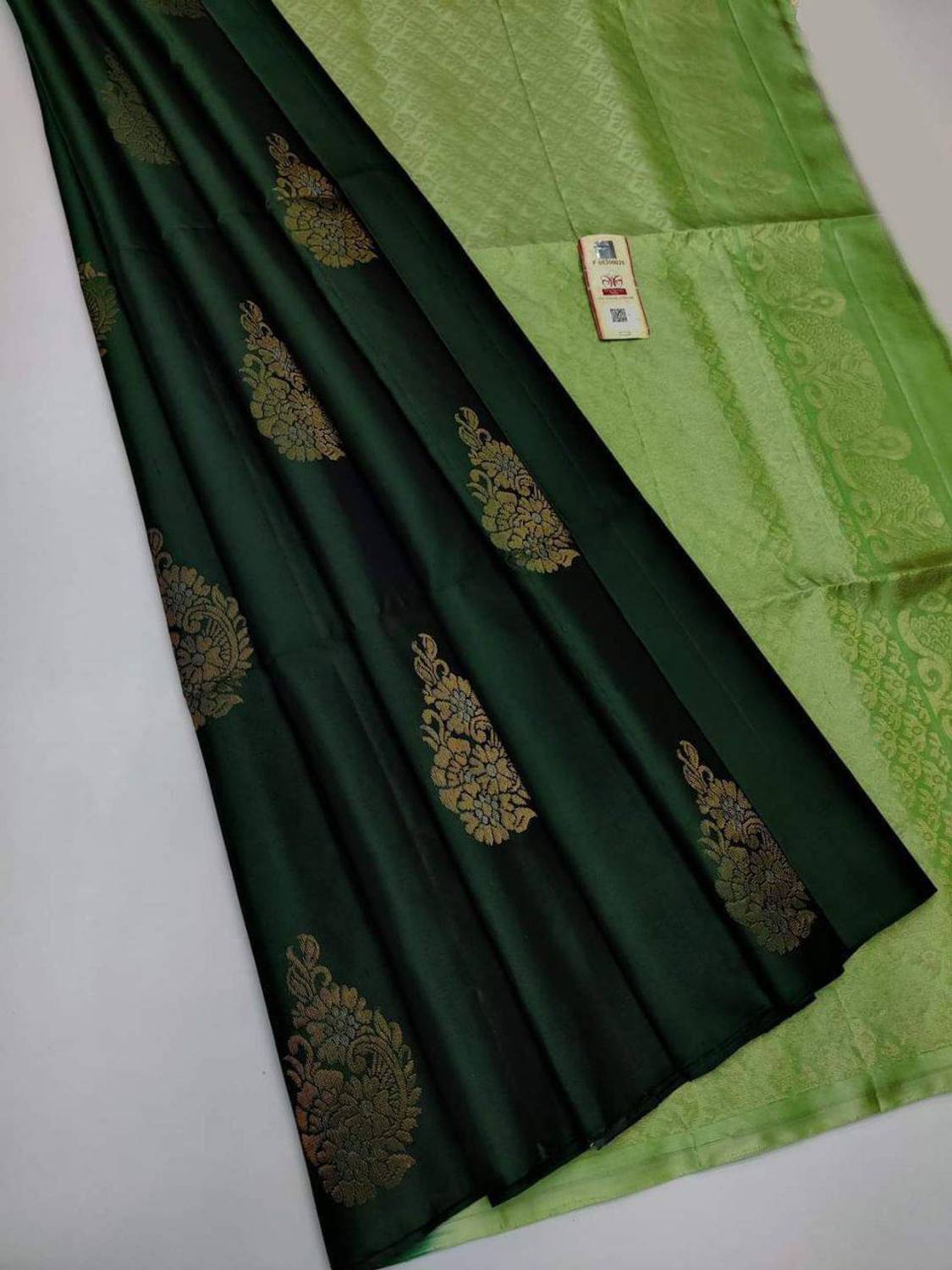 Ghan Sals Woven Kanjivaram Art Silk, Pure Silk Saree