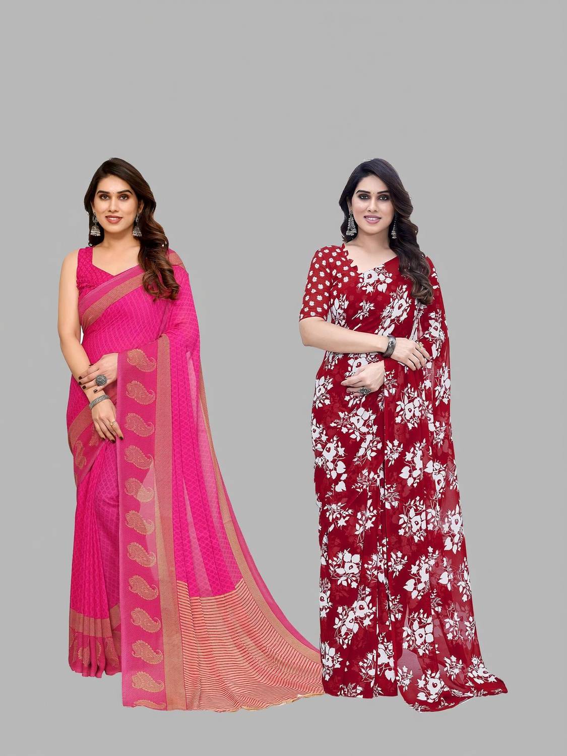 Anand Sarees Printed Bollywood Georgette Saree