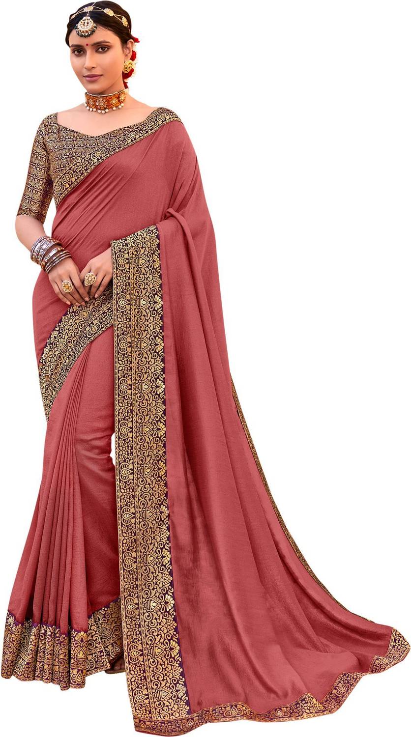 Akhilam Embellished Bollywood Silk Blend Saree