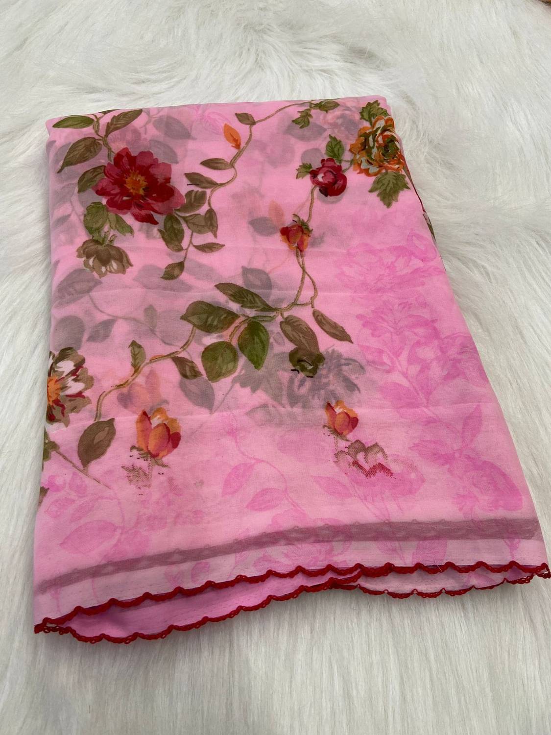 bhavika silk mills Printed Daily Wear Georgette Saree