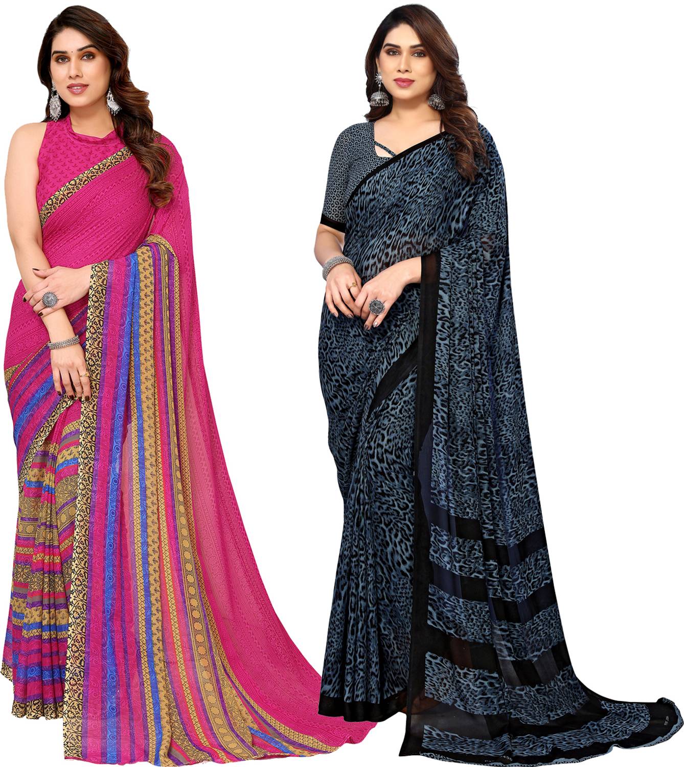 Anand Sarees Printed Bollywood Georgette Saree