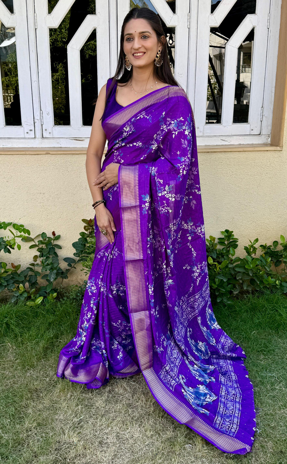 Image of PROMISE IMPEX Woven Daily Wear Georgette Saree