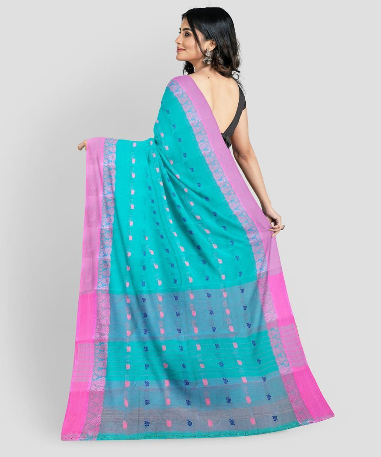 Image of Aishani tant saree ghar Printed Tant Pure Cotton Saree