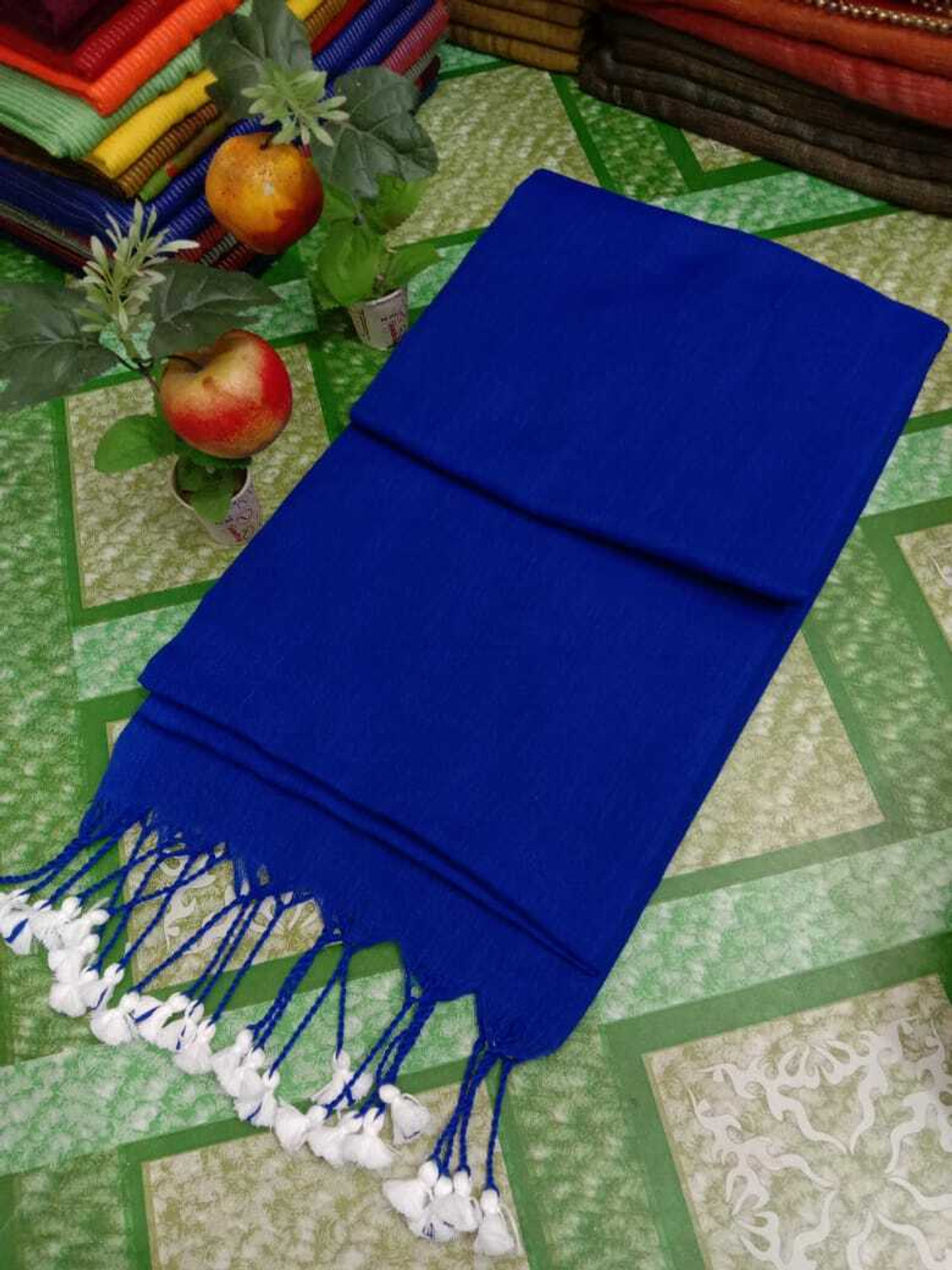 Image of Puspa Fashion Self Design Tant Pure Cotton Saree