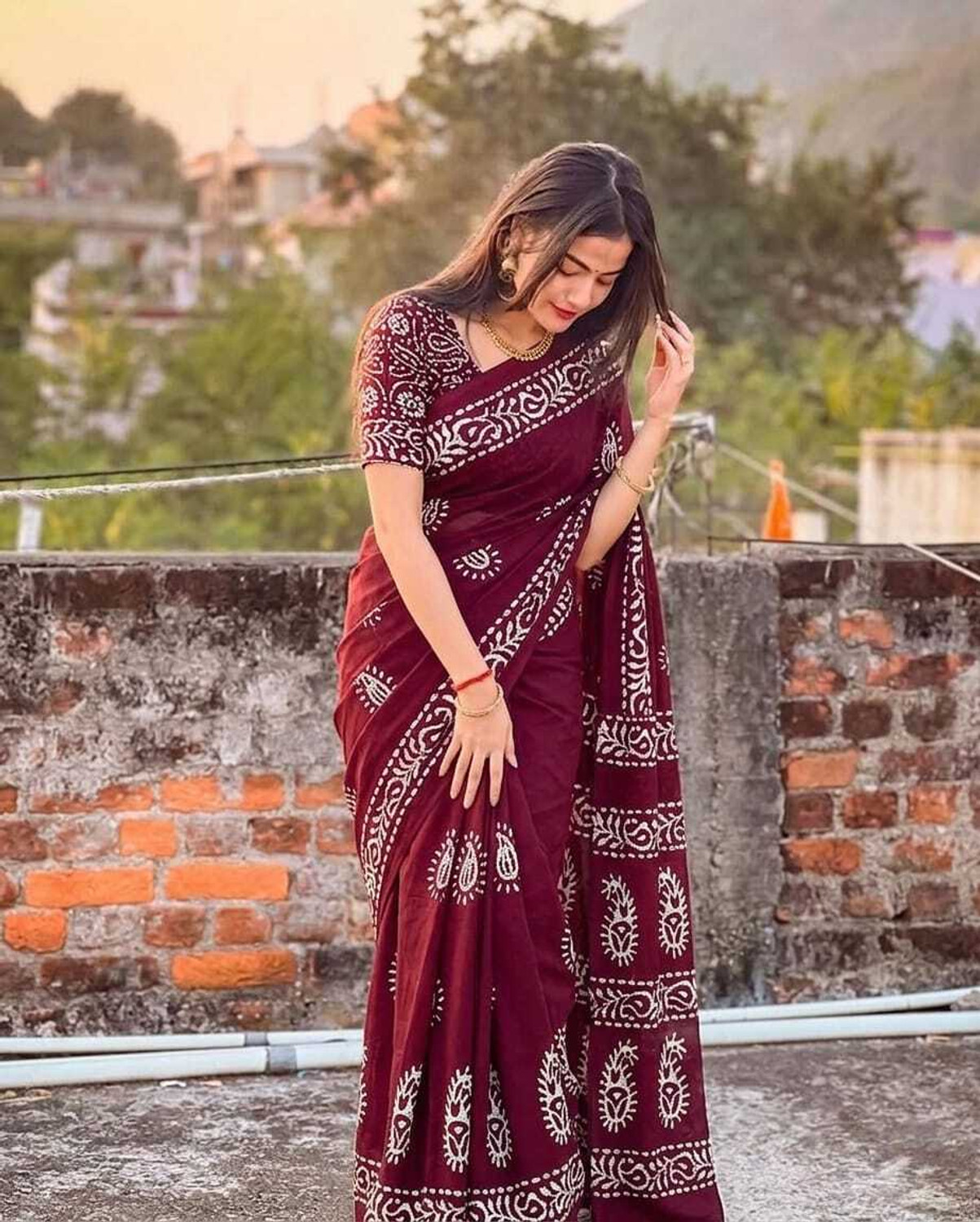 Image of Sarkar Sarees Woven Daily Wear Pure Cotton Saree
