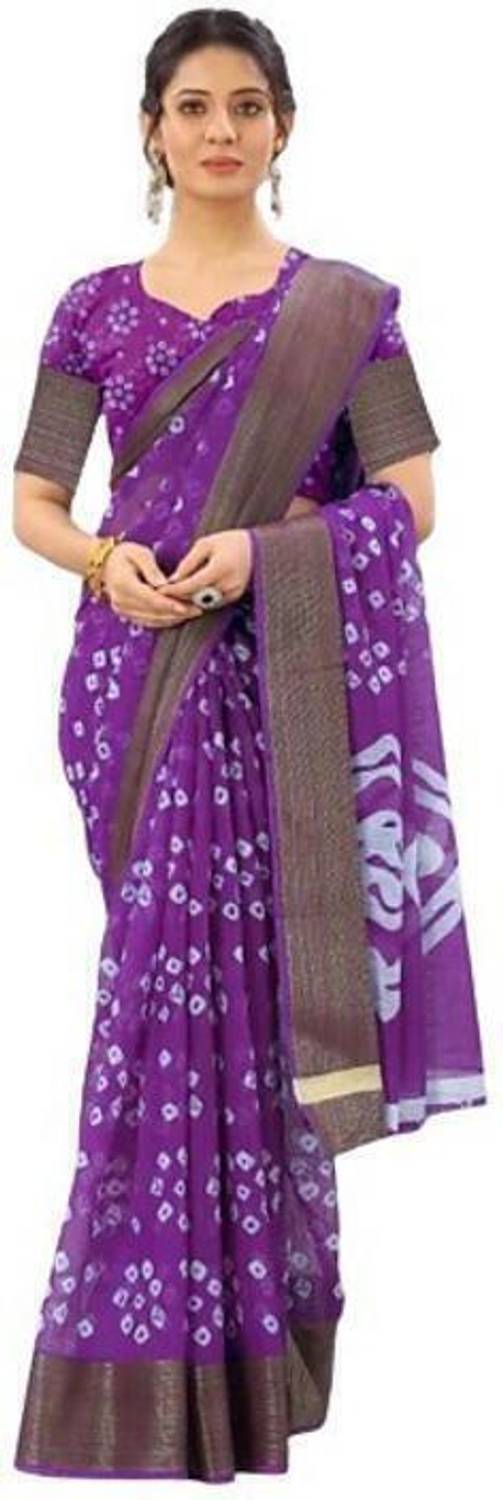 Adrika Solid/Plain Daily Wear Cotton Silk Saree