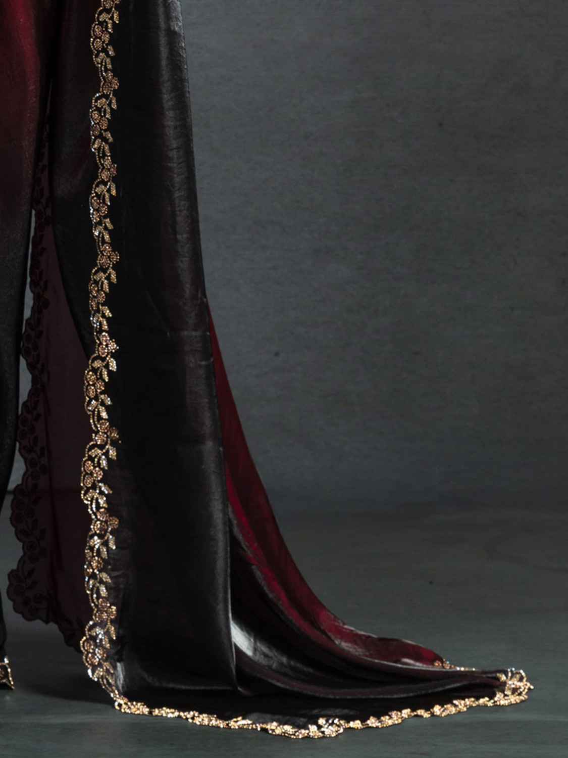 Image of Divastri Embellished Bollywood Silk Blend Saree