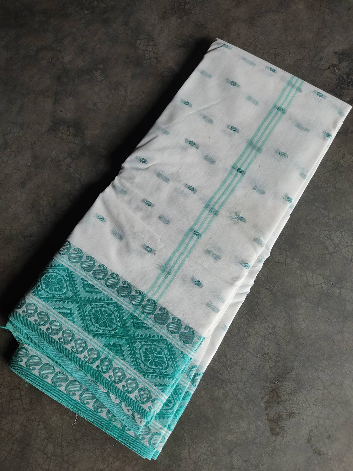Abarani Woven Tant Pure Cotton Saree