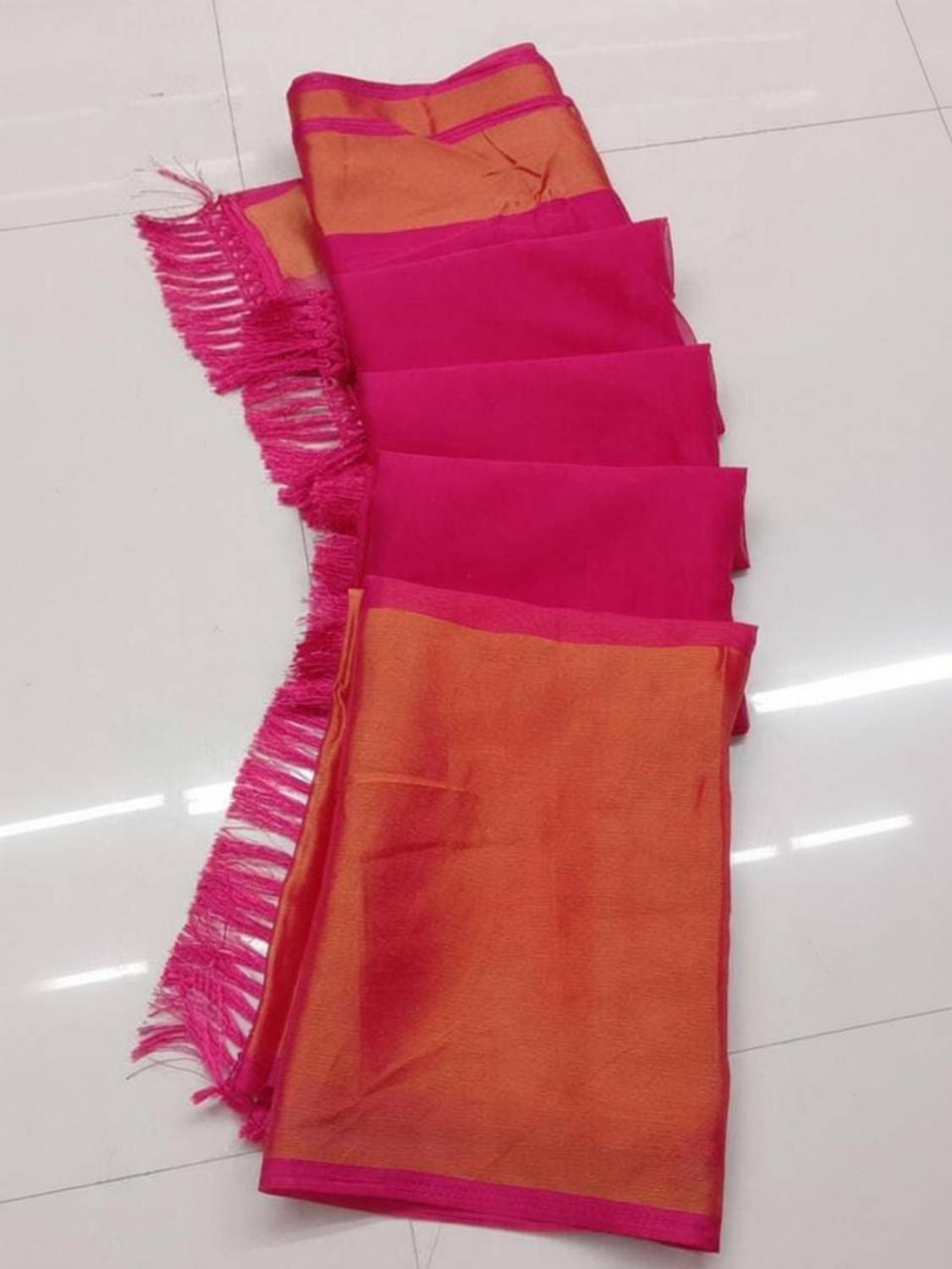 Aaradhna Dyed Daily Wear Chiffon Saree