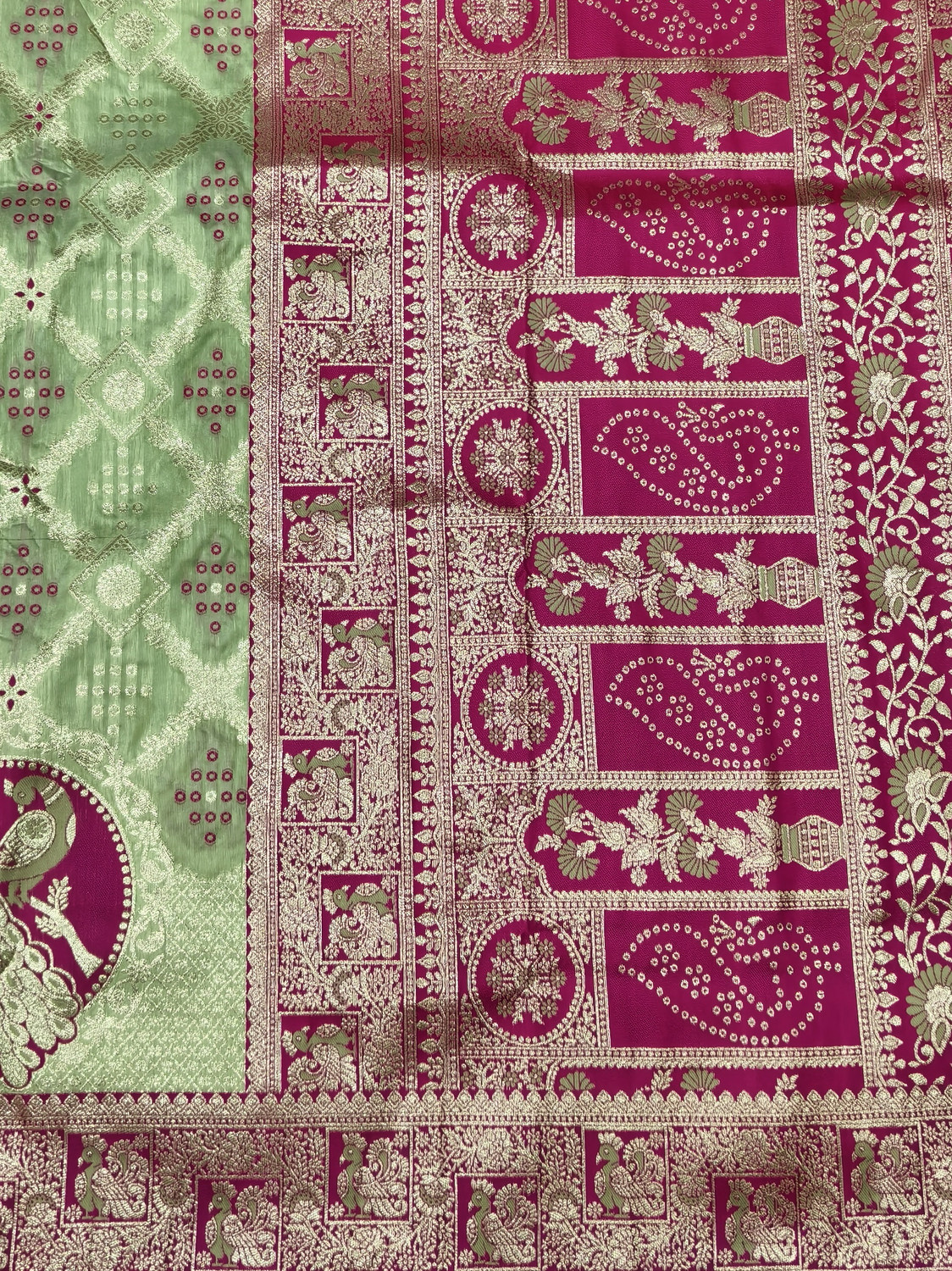Image of Vomira Woven Banarasi Silk Blend, Art Silk Saree