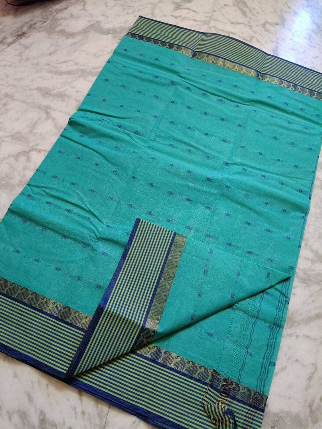 Bikash Dutta Fashion Printed Tant Pure Cotton Saree