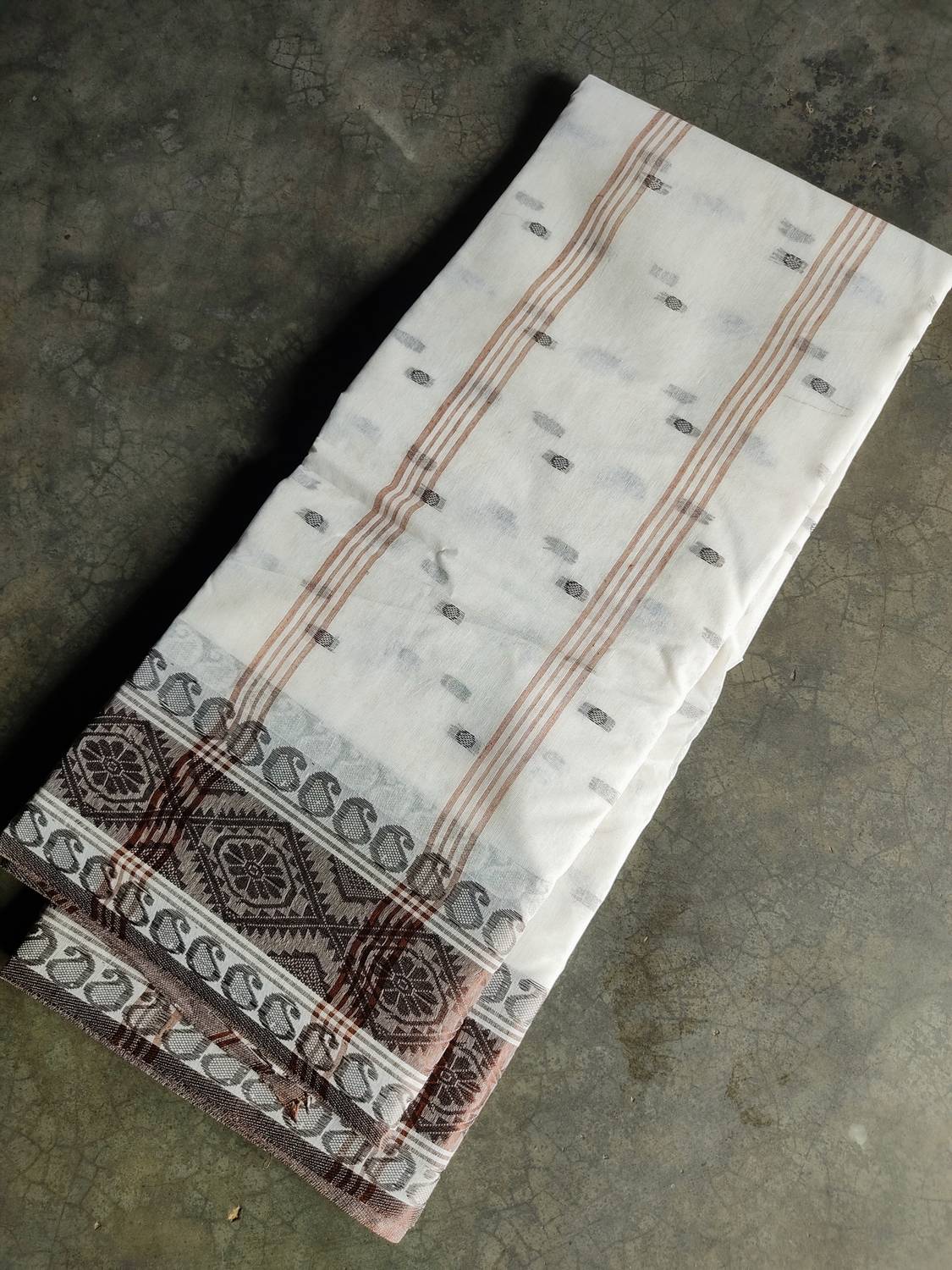 Abarani Woven Tant Pure Cotton Saree