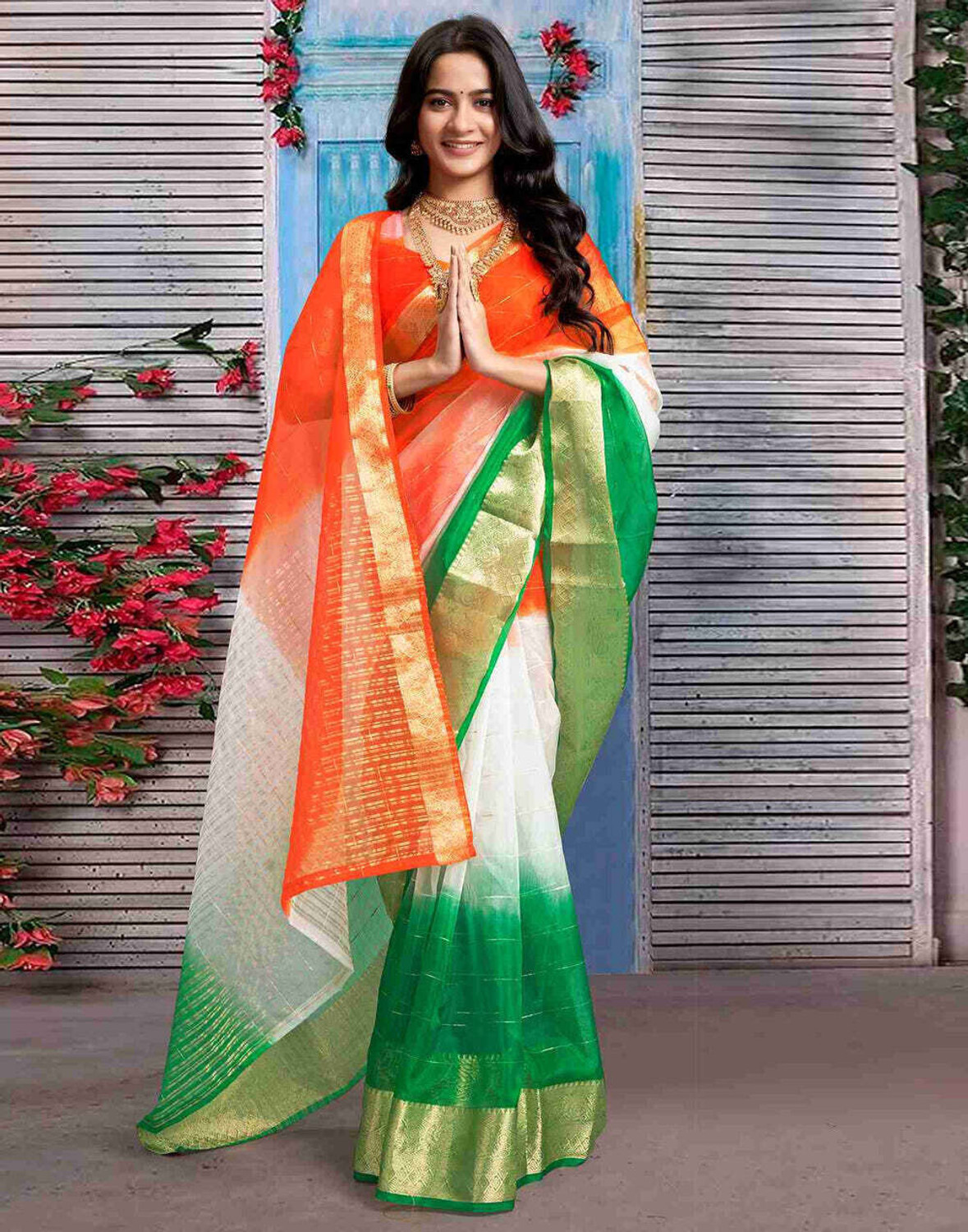 Image of SHREEKARNIKA FASHION Digital Print Bollywood Art Silk Saree