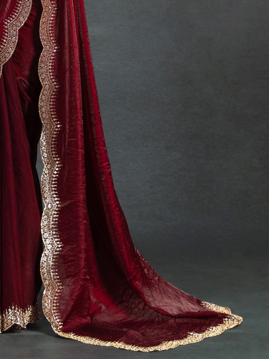 Image of Divastri Embellished Bollywood Silk Blend Saree