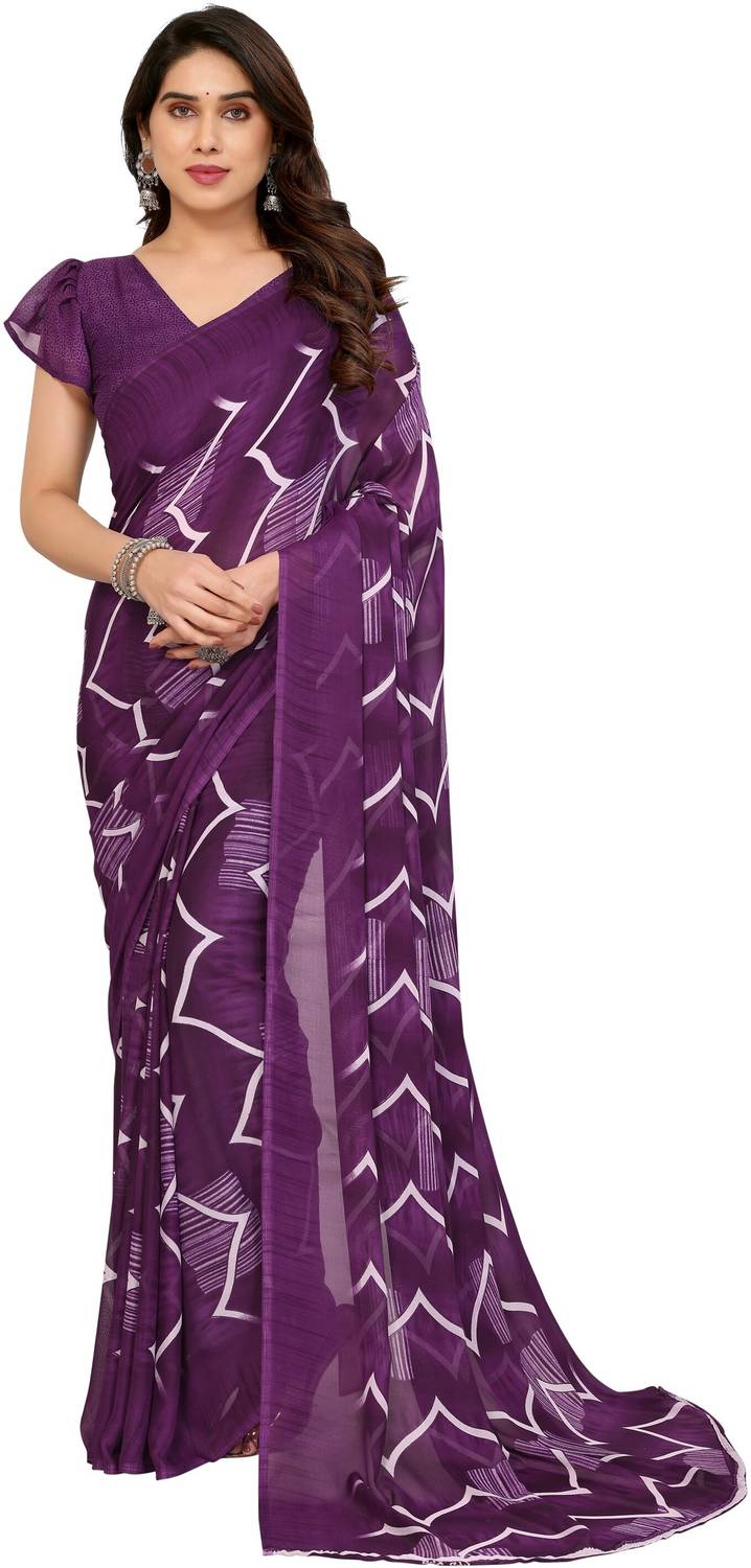 TTH Printed Bollywood Georgette Saree