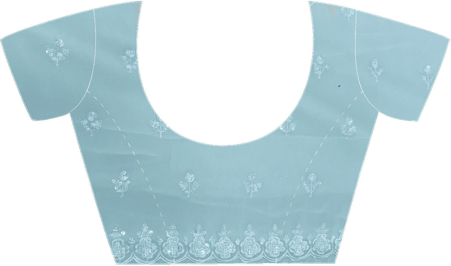 Image of Akhilam Embellished Bollywood Georgette Saree