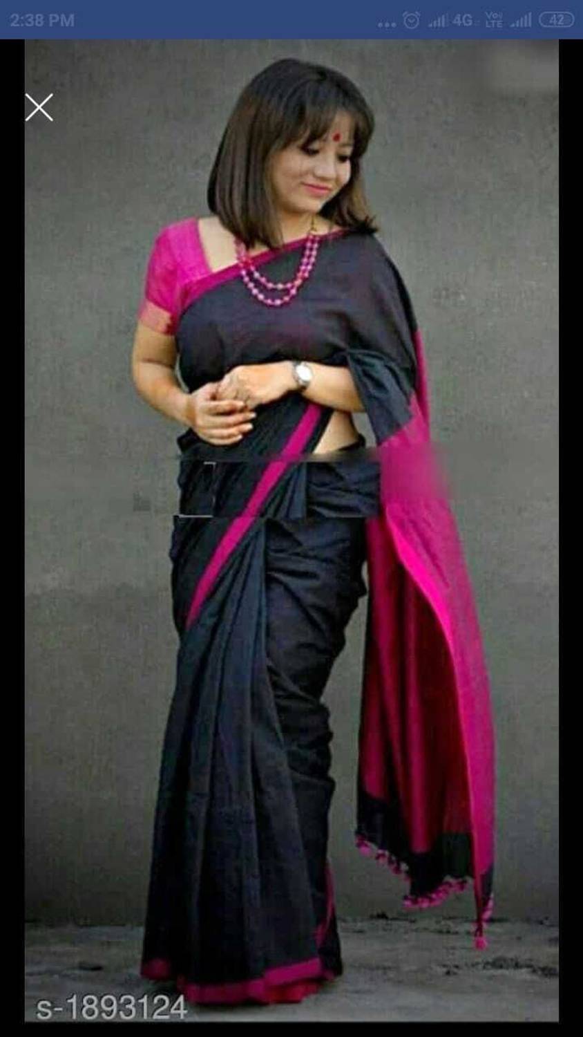 BongAp Self Design Bollywood Chanderi Saree